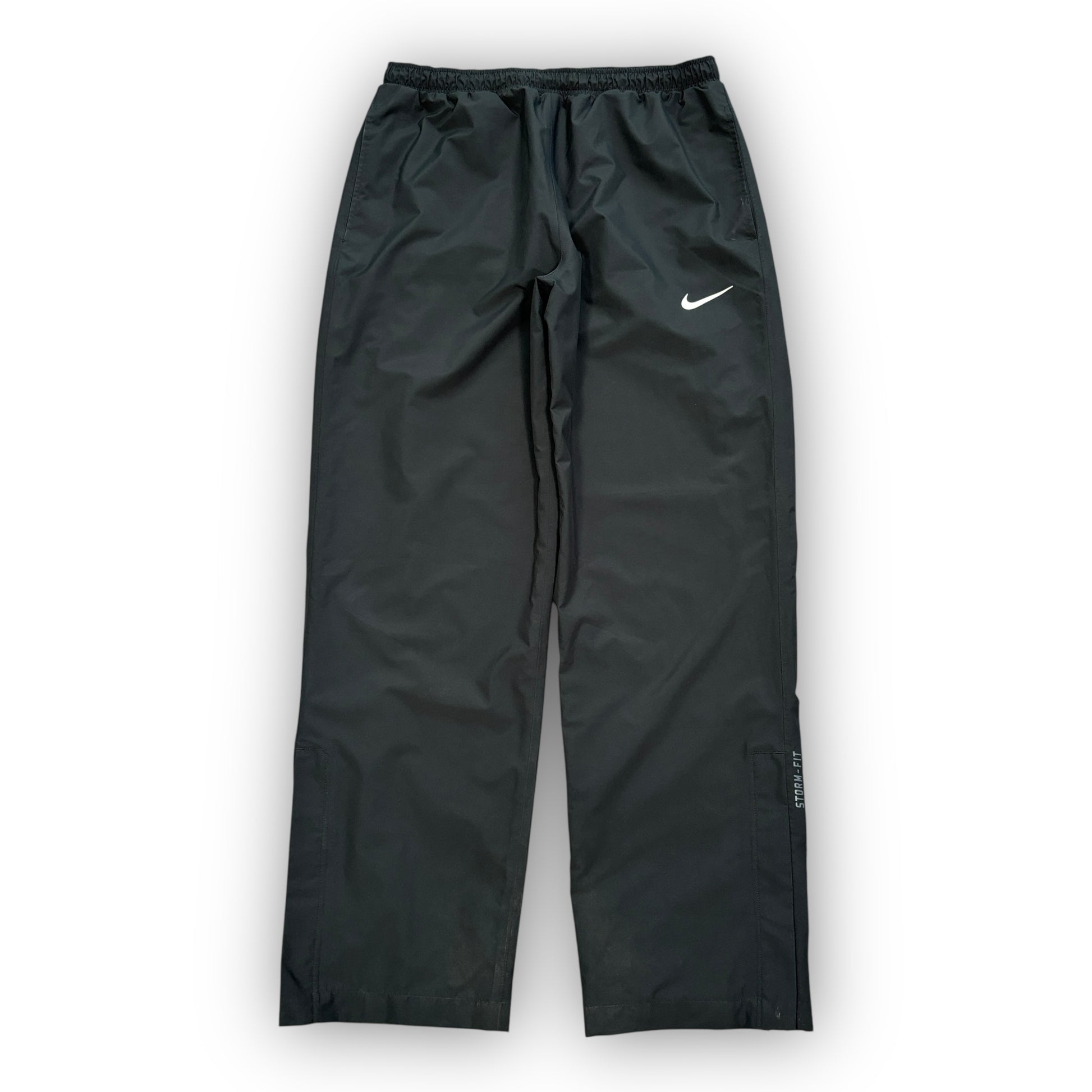 00s Black Nike Track Pants (L)