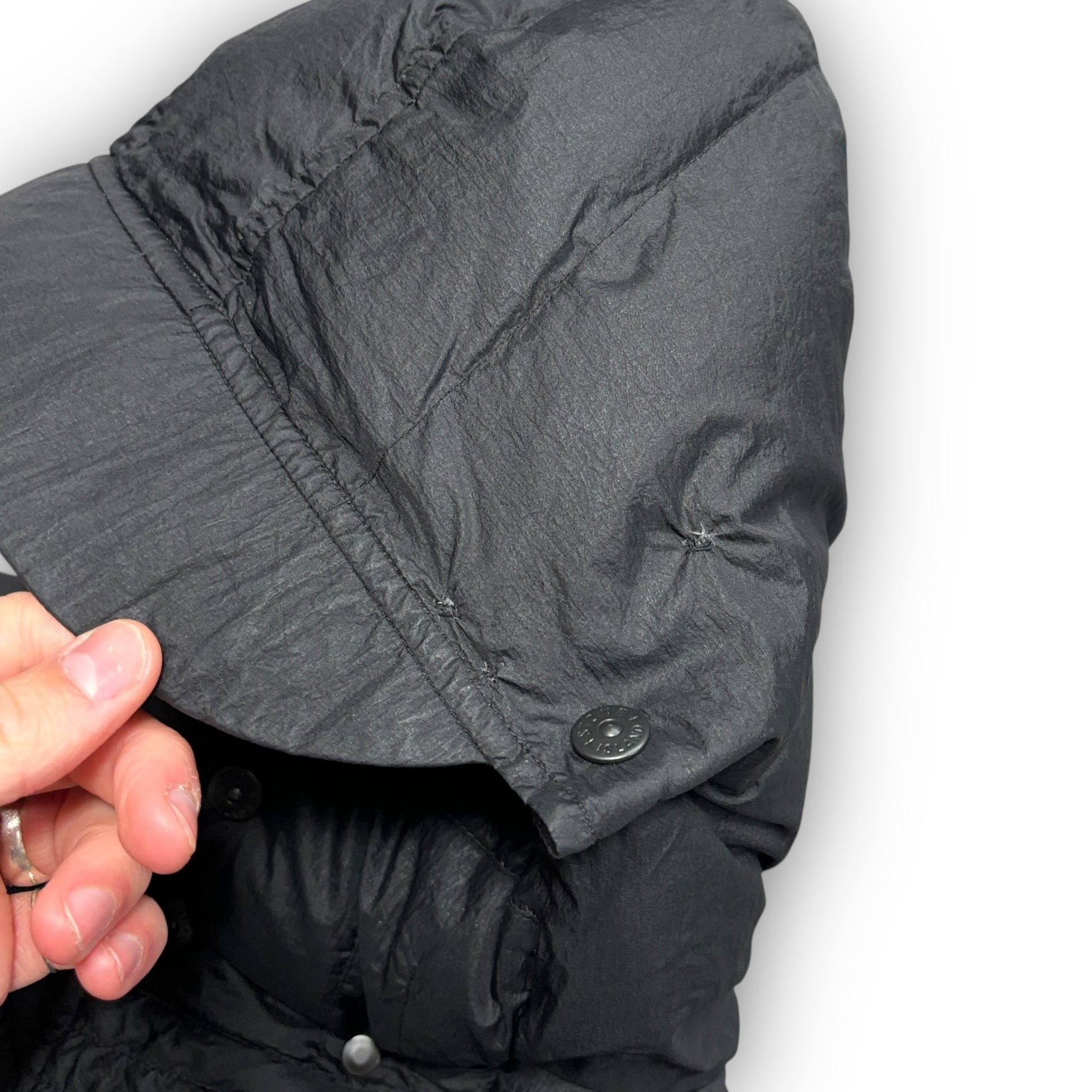 2009 Stone Island Opaque Mesh Badge Puffer (M)