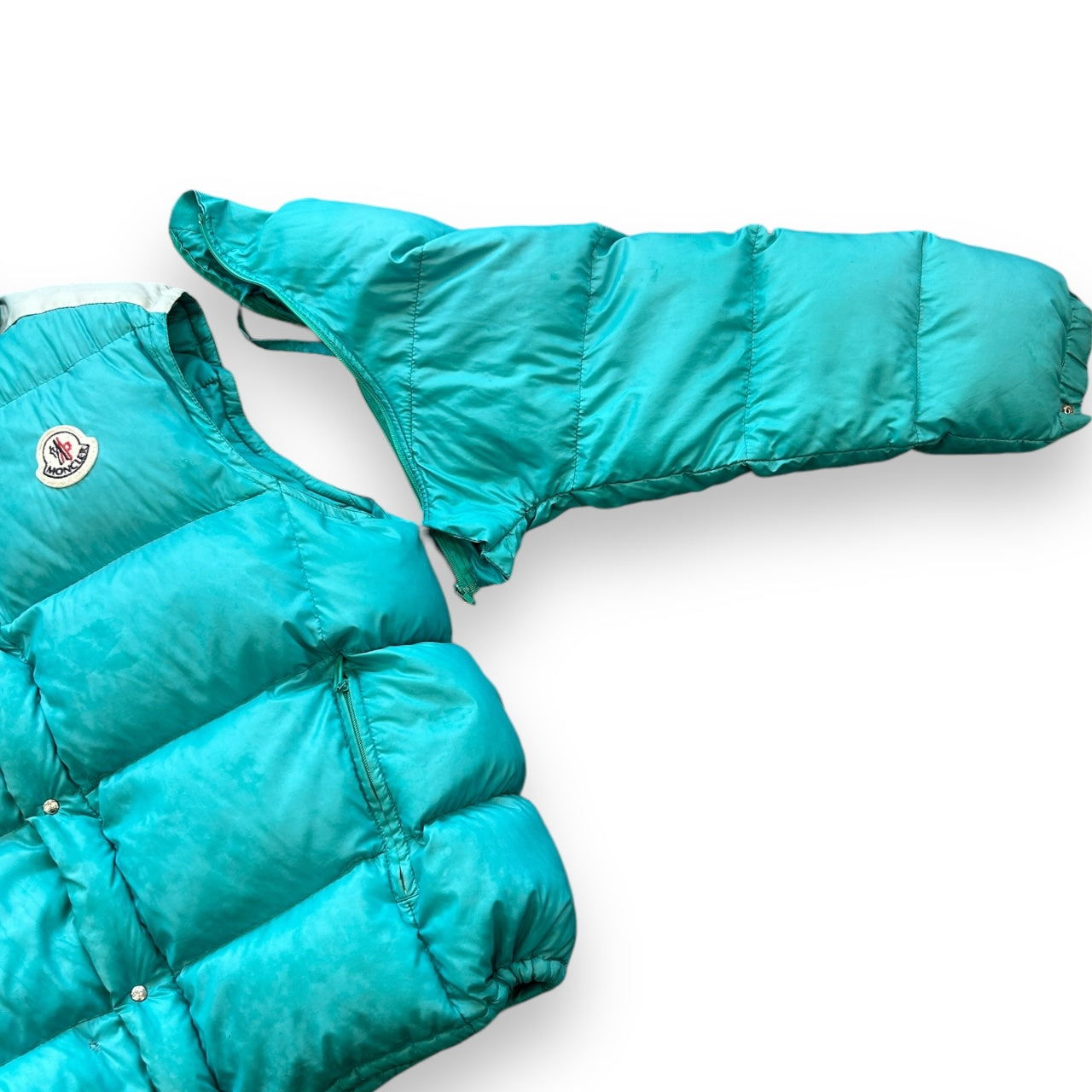 80s Moncler Blue Puffer Coat (XL)