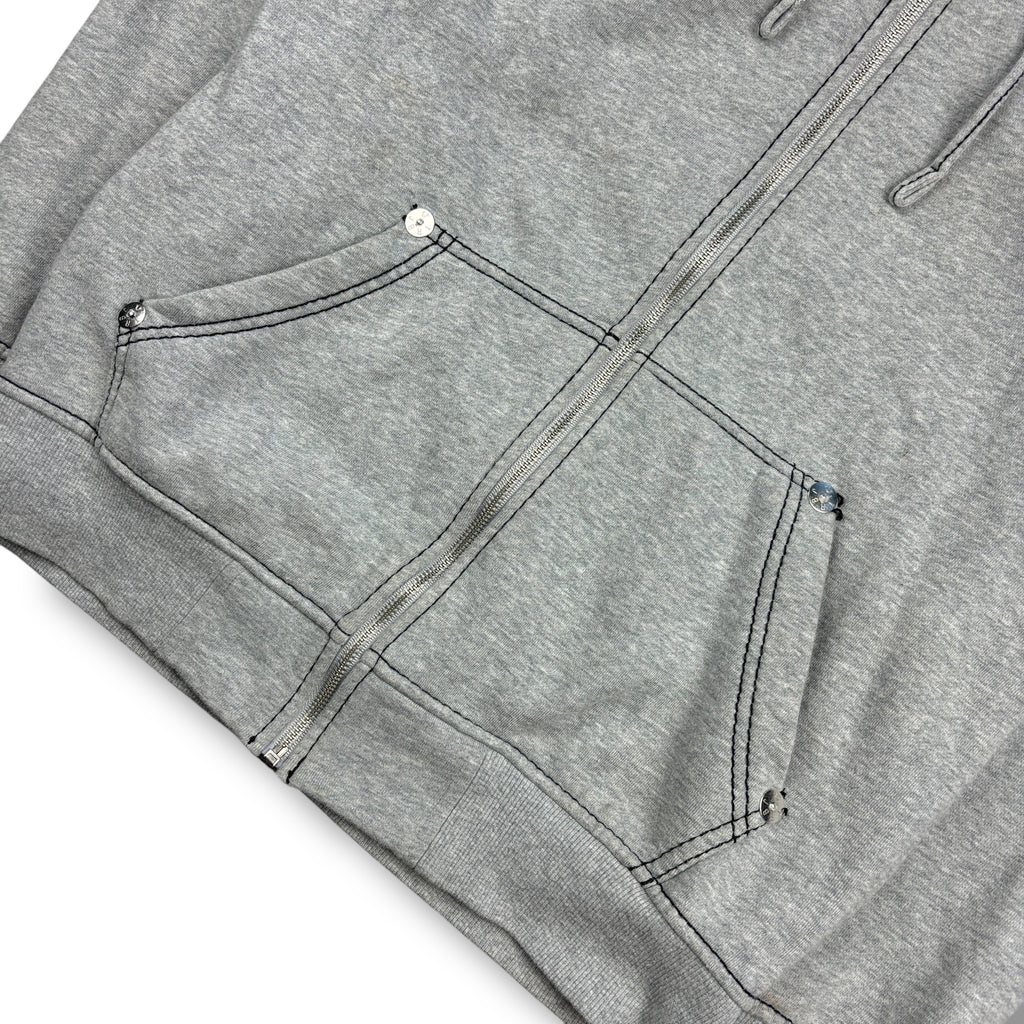True Religion Grey Contrast Stitch Hoodie (M)