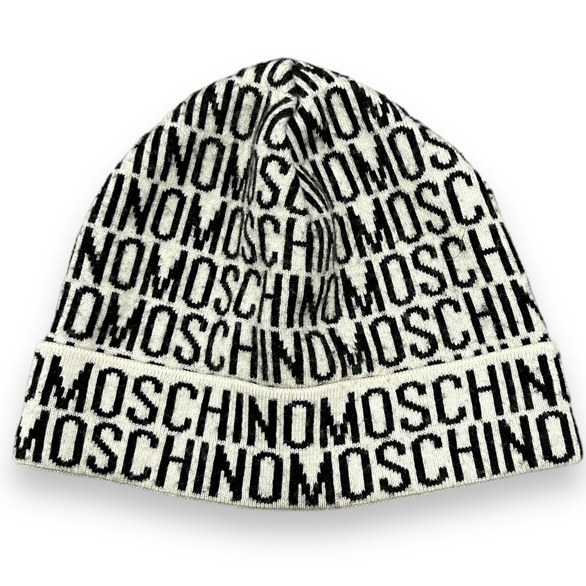 Moschino Monogram Beanie Hat