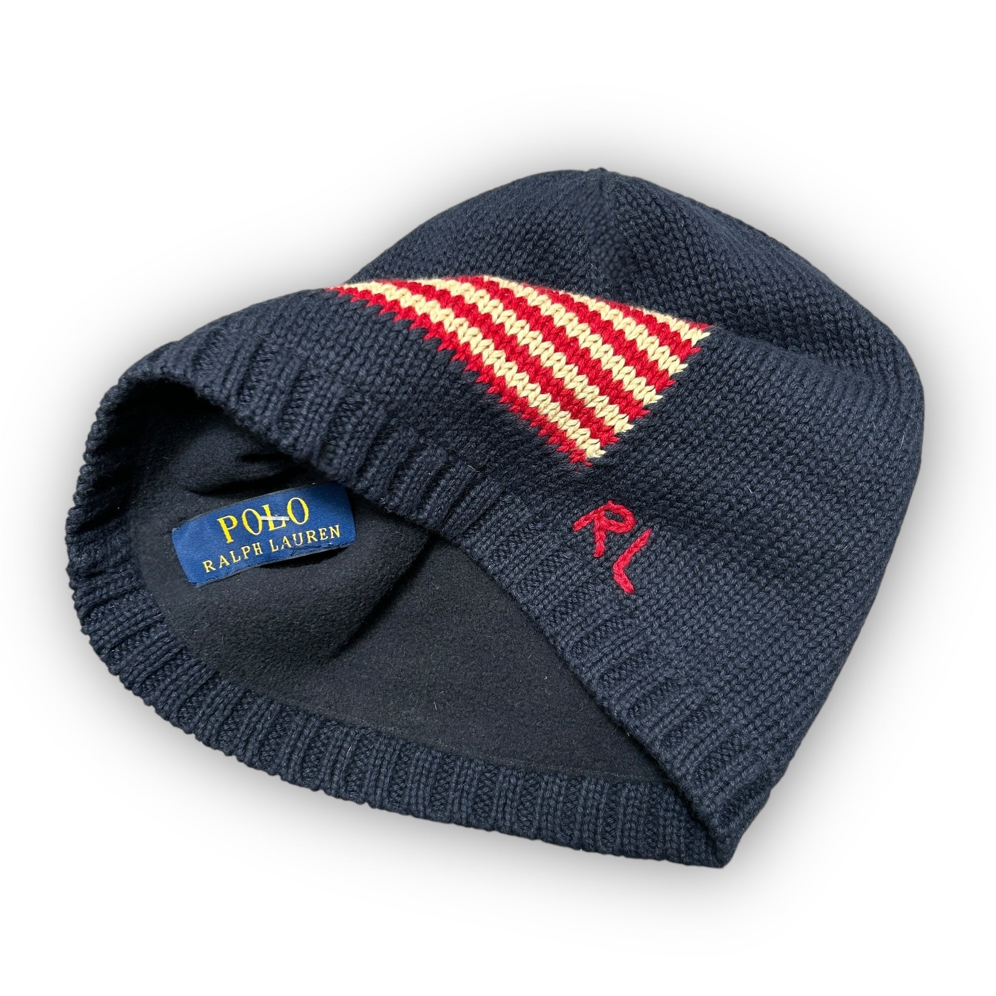 Ralph Lauren Flag Knit Beanie