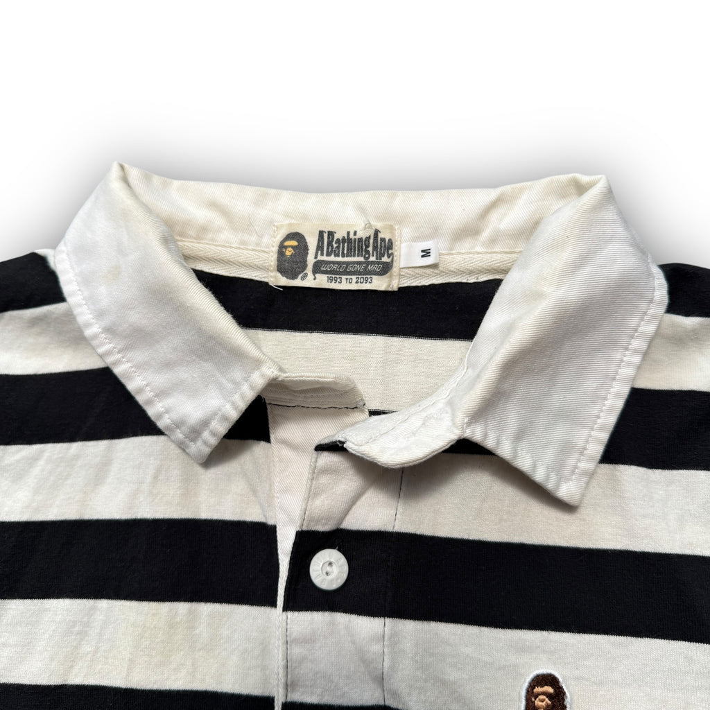 BAPE Striped Polo Shirt (M)