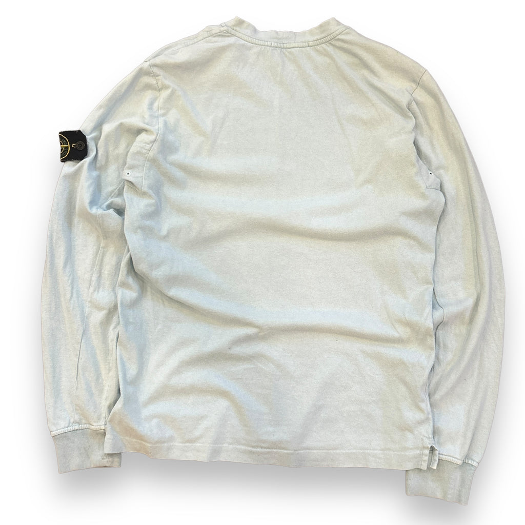 Stone Island Baby Blue Long Sleeve T-shirt (M)