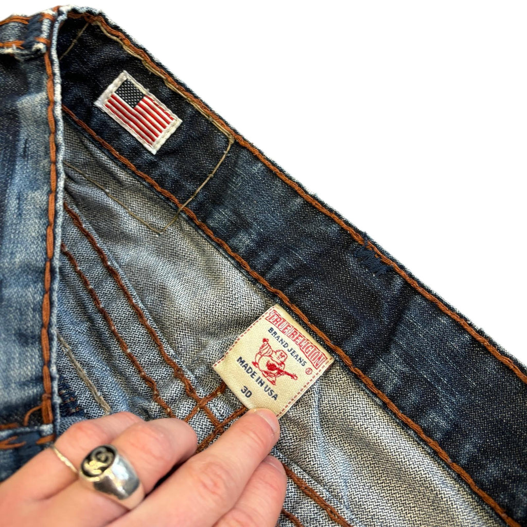 True Religion Contrast Stitch Jeans (32")