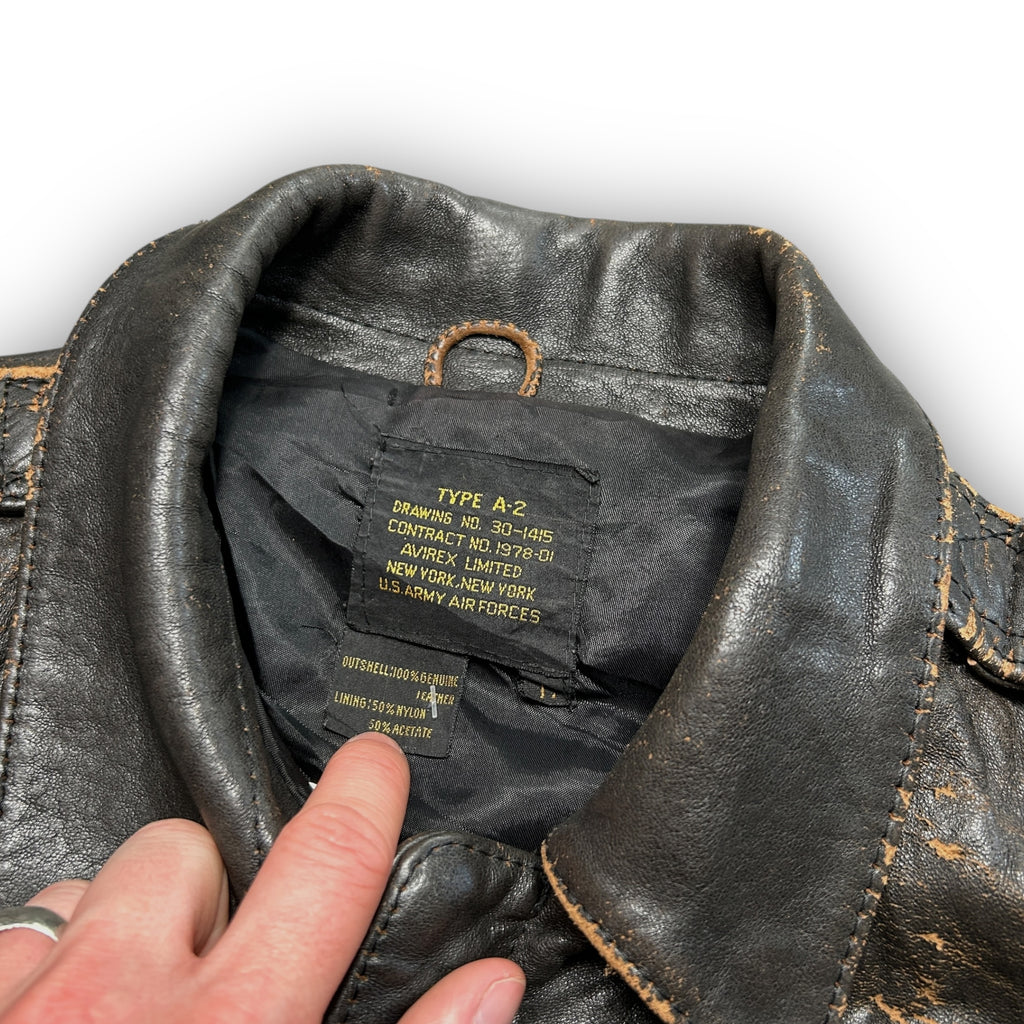 1988 Avirex Leather Jacket (L)