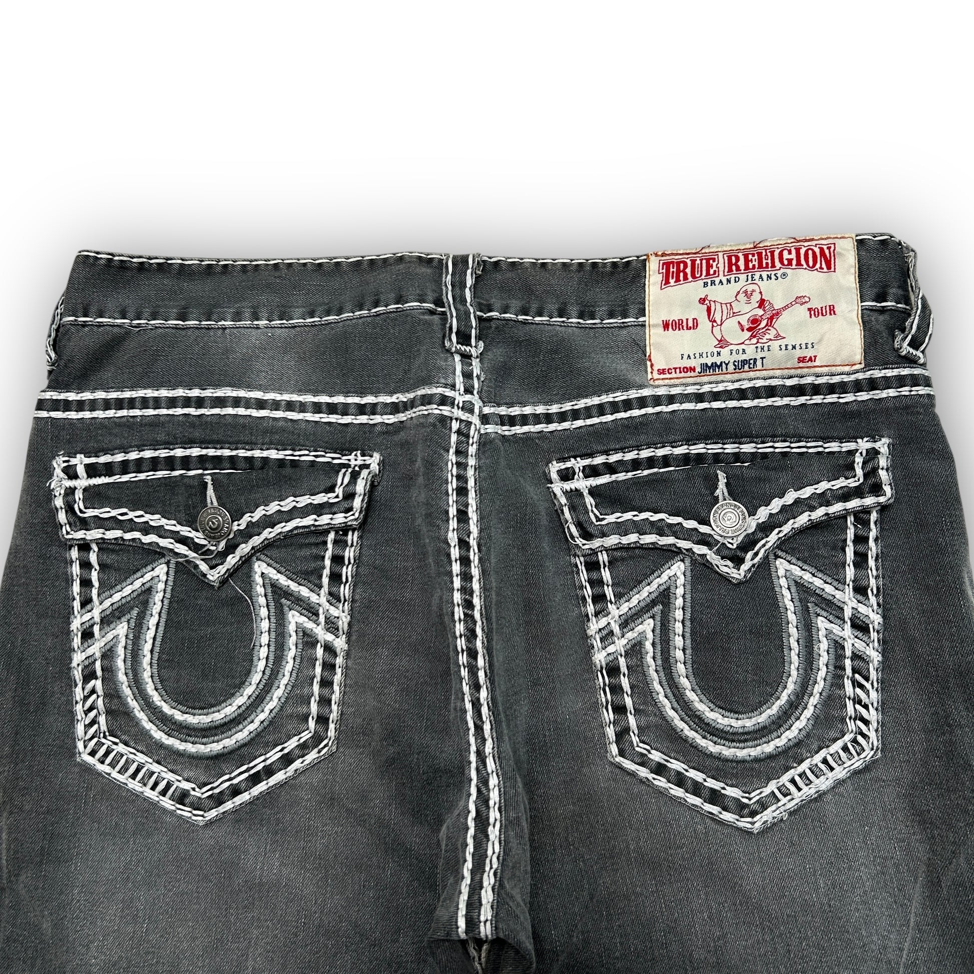 True Religion Big Stitch Jorts (36”)