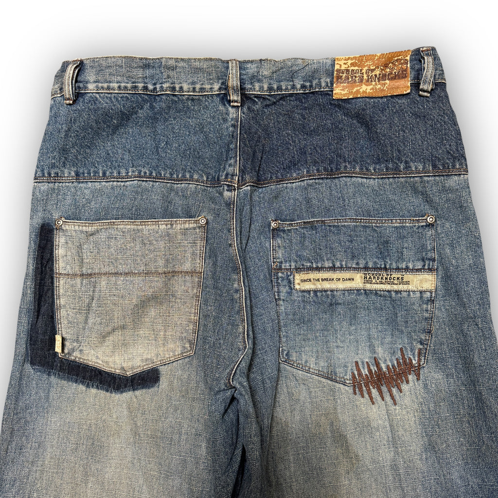 00s SOHK Embroidered Baggy Jeans (36")