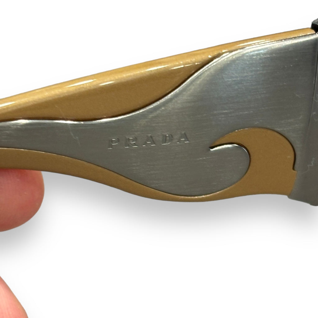 Prada Rimless Spiral Sunglasses