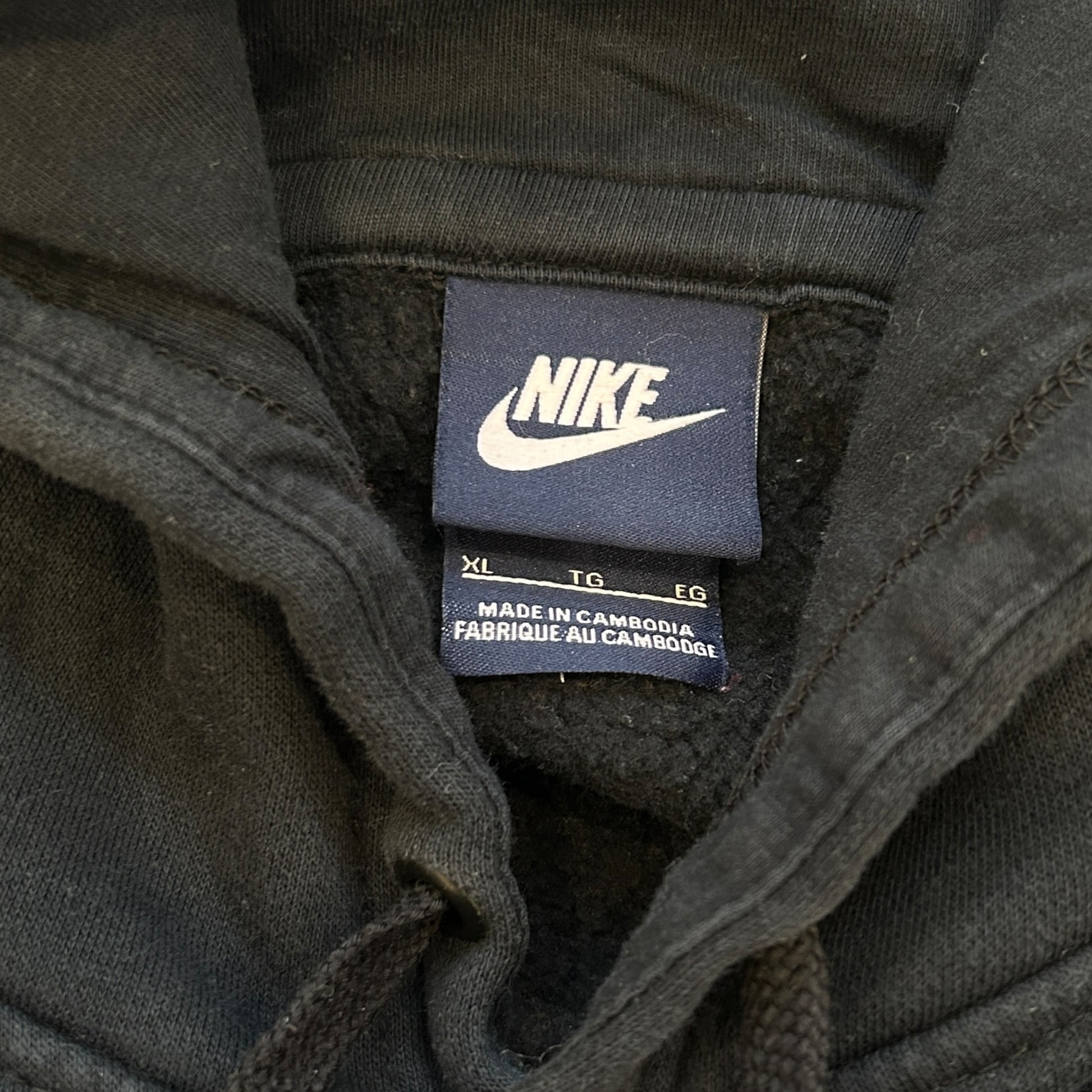Black Nike Club Hoodie (XL)