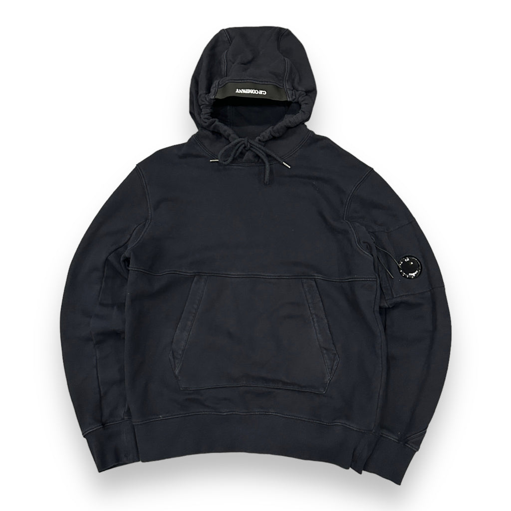 Navy CP Company Arm Lens Hoodie (M)