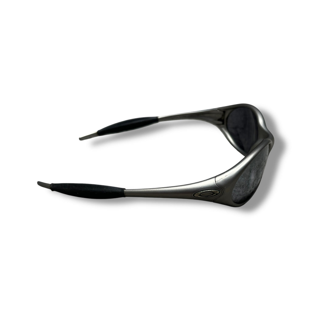 Silver Oakley Eye Jacket 1.0 Sunglasses