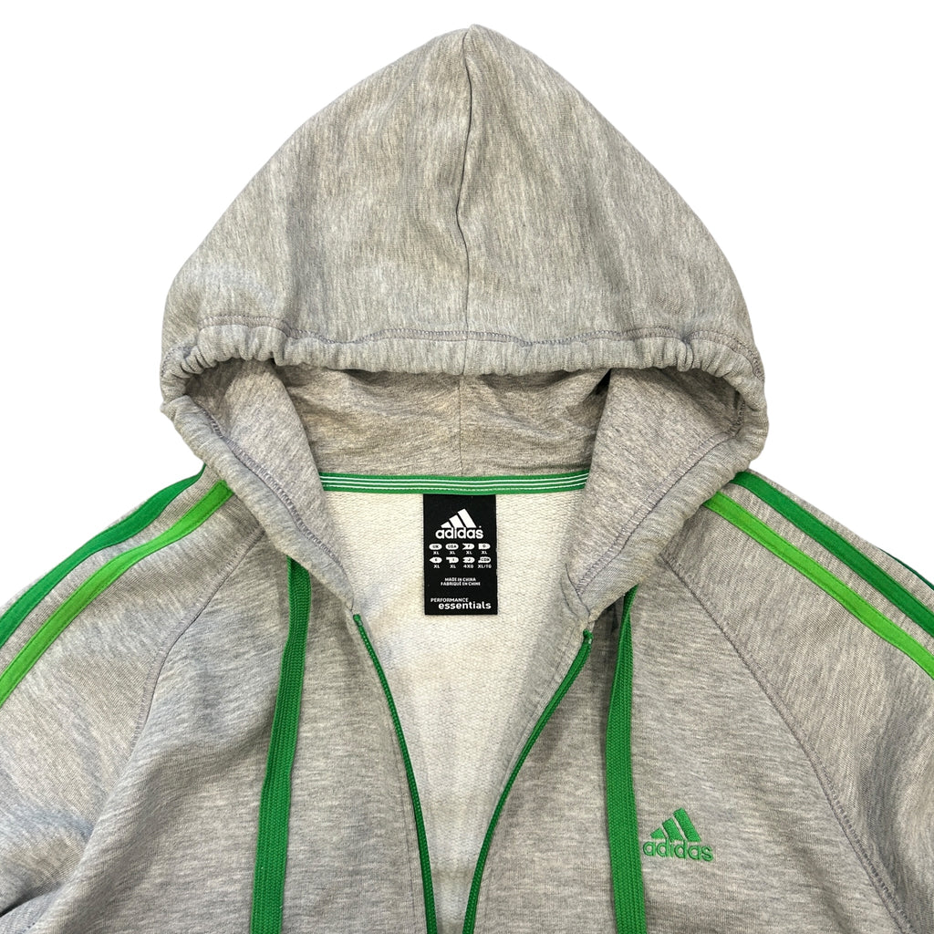 00s Adidas Multicolour Three Stripe Hoodie (XL)
