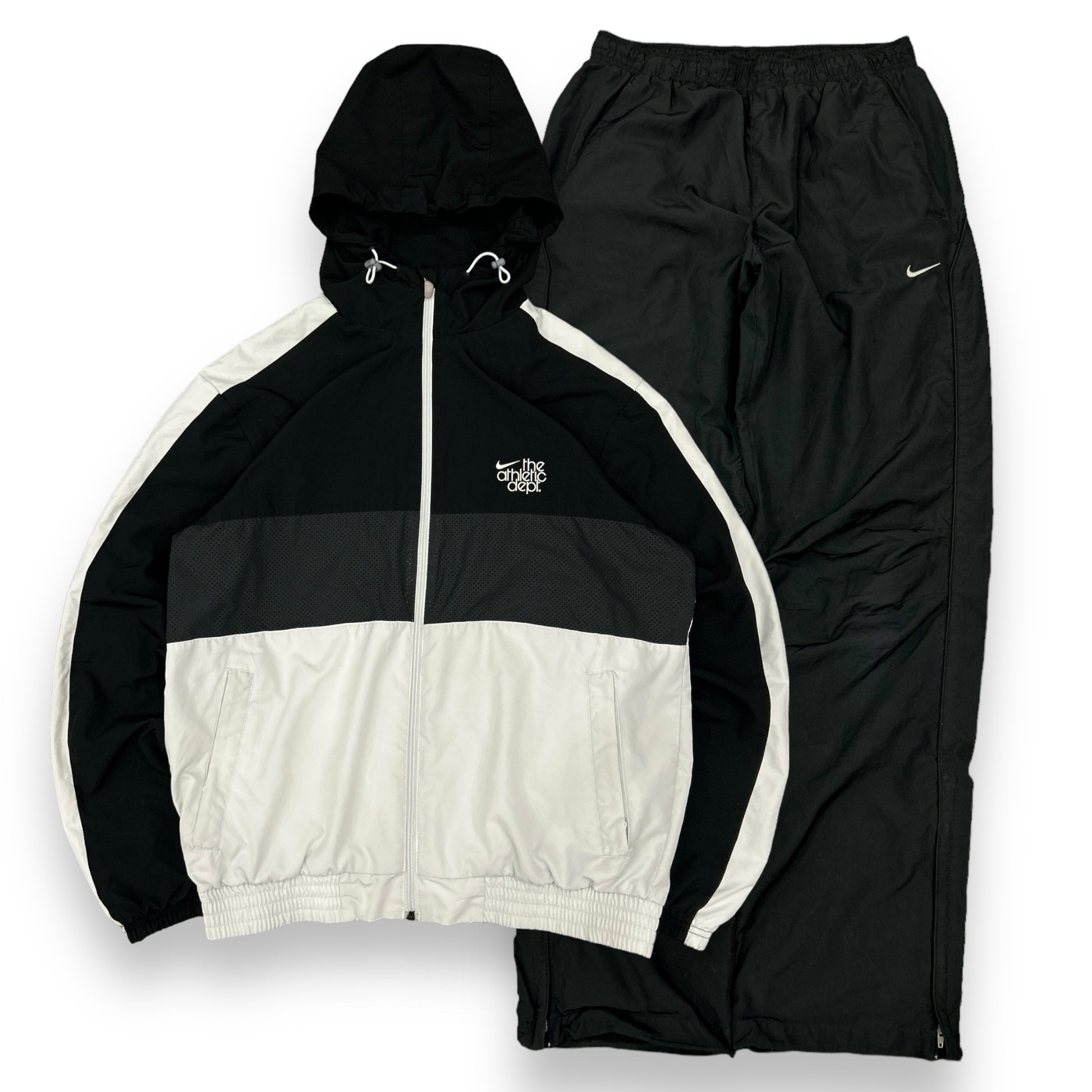 00s Black Nike Tracksuit (M)
