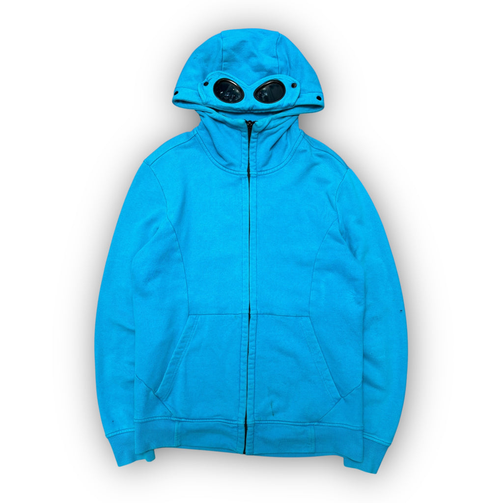 Blue C.P Company Goggle Hoodie (L)