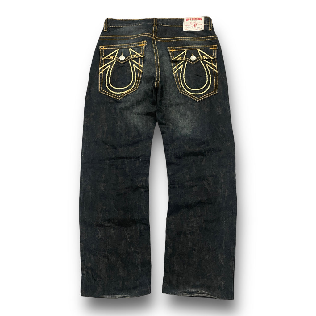 True Religion Big Stitch Baggy Jeans