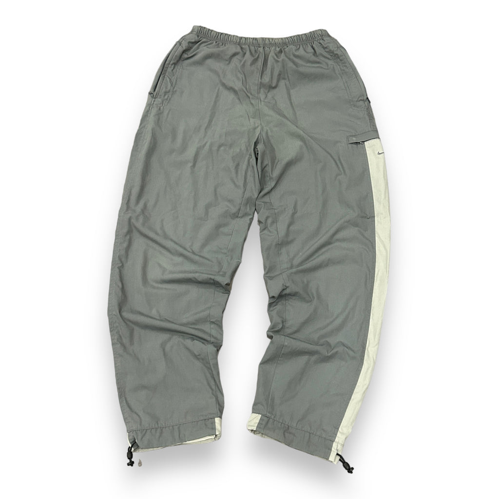 00's Baggy Nike Grey Track Joggers (M)