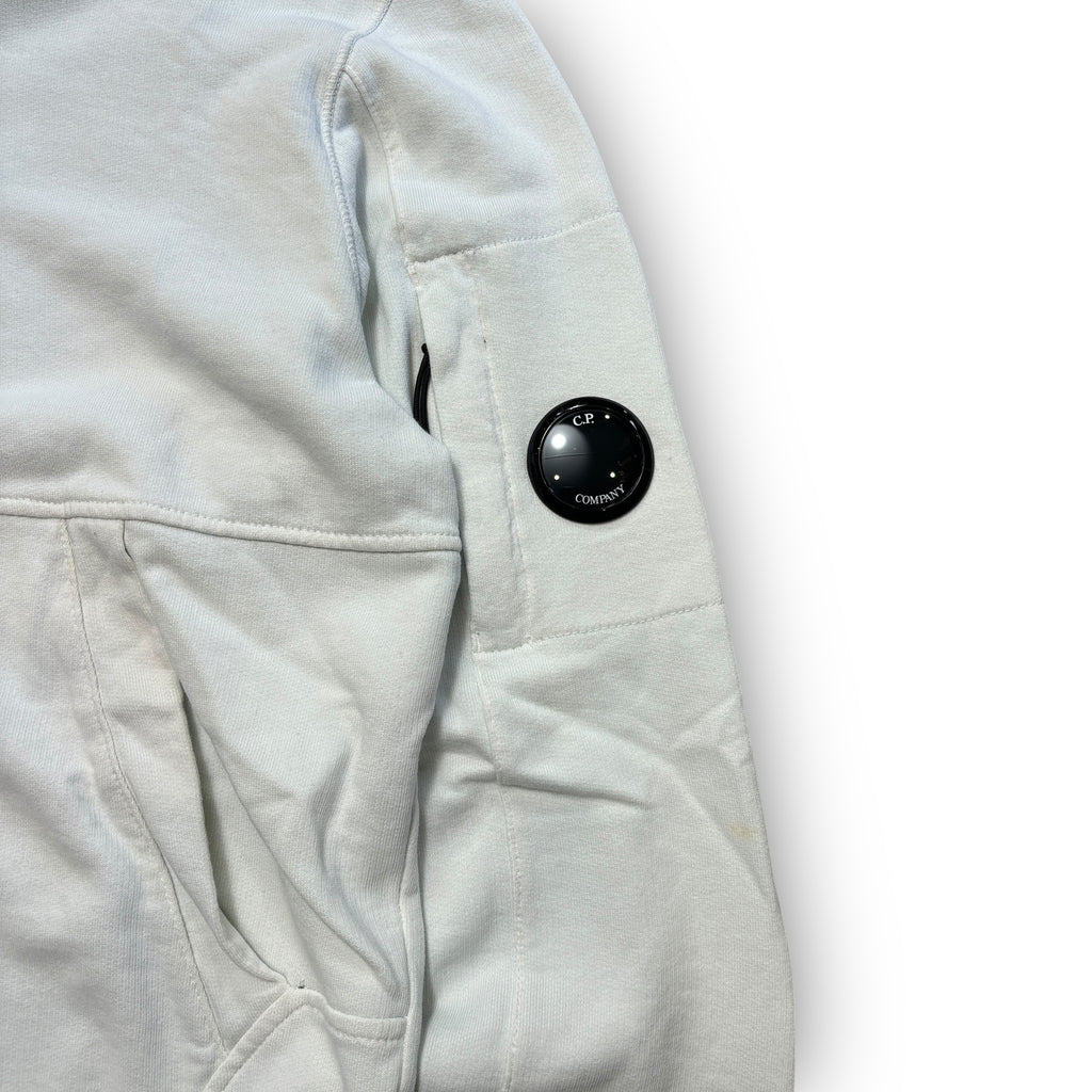 White C.P Company Resist Dyed Hoodie (M)