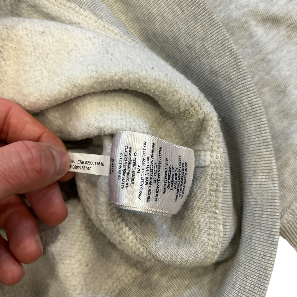 Polo Ralph Lauren Zip Up Grey Hoodie  (S)