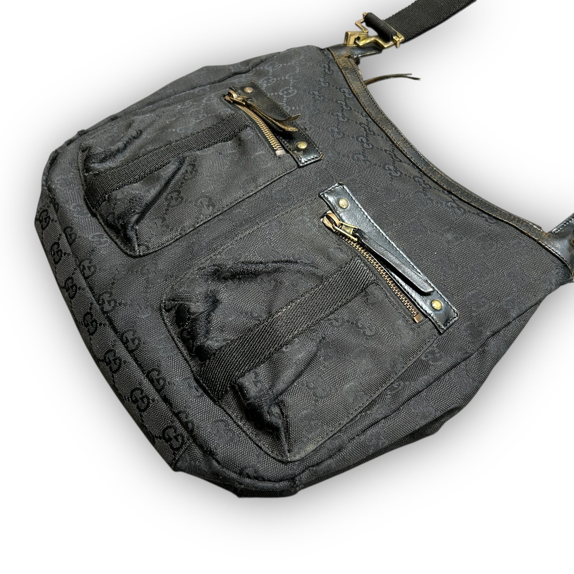 Black Gucci GG Monogram Bag