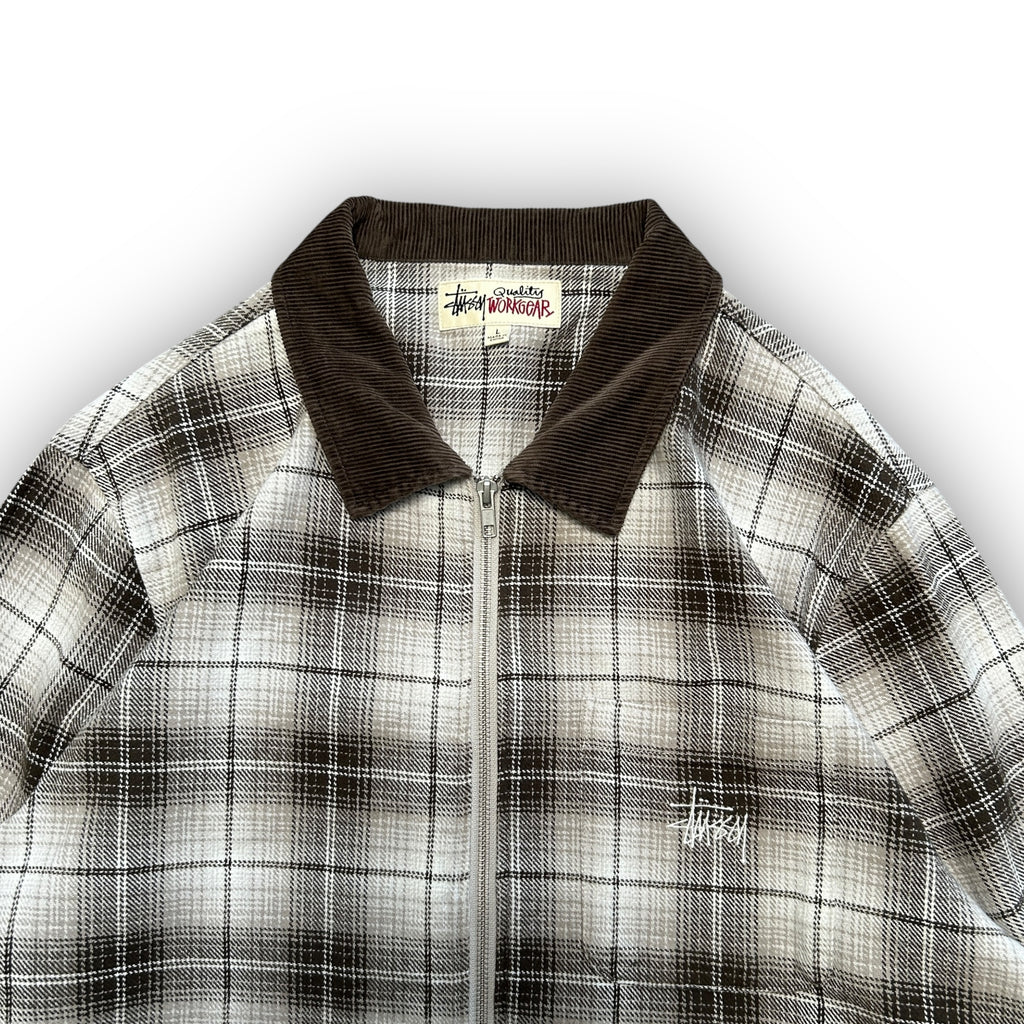 Stussy Plaid Harrington Jacket (L)