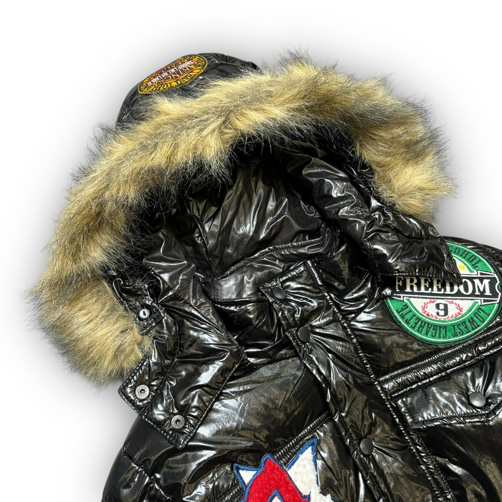 Six Star Fur Hood Puffer Jacket (M)