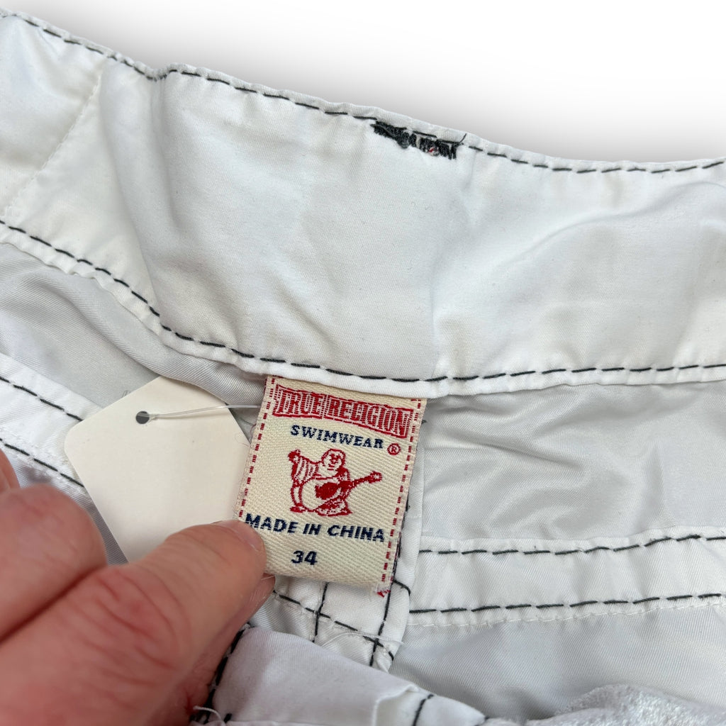 00s True Religion Contrast Stitch Shorts (34")