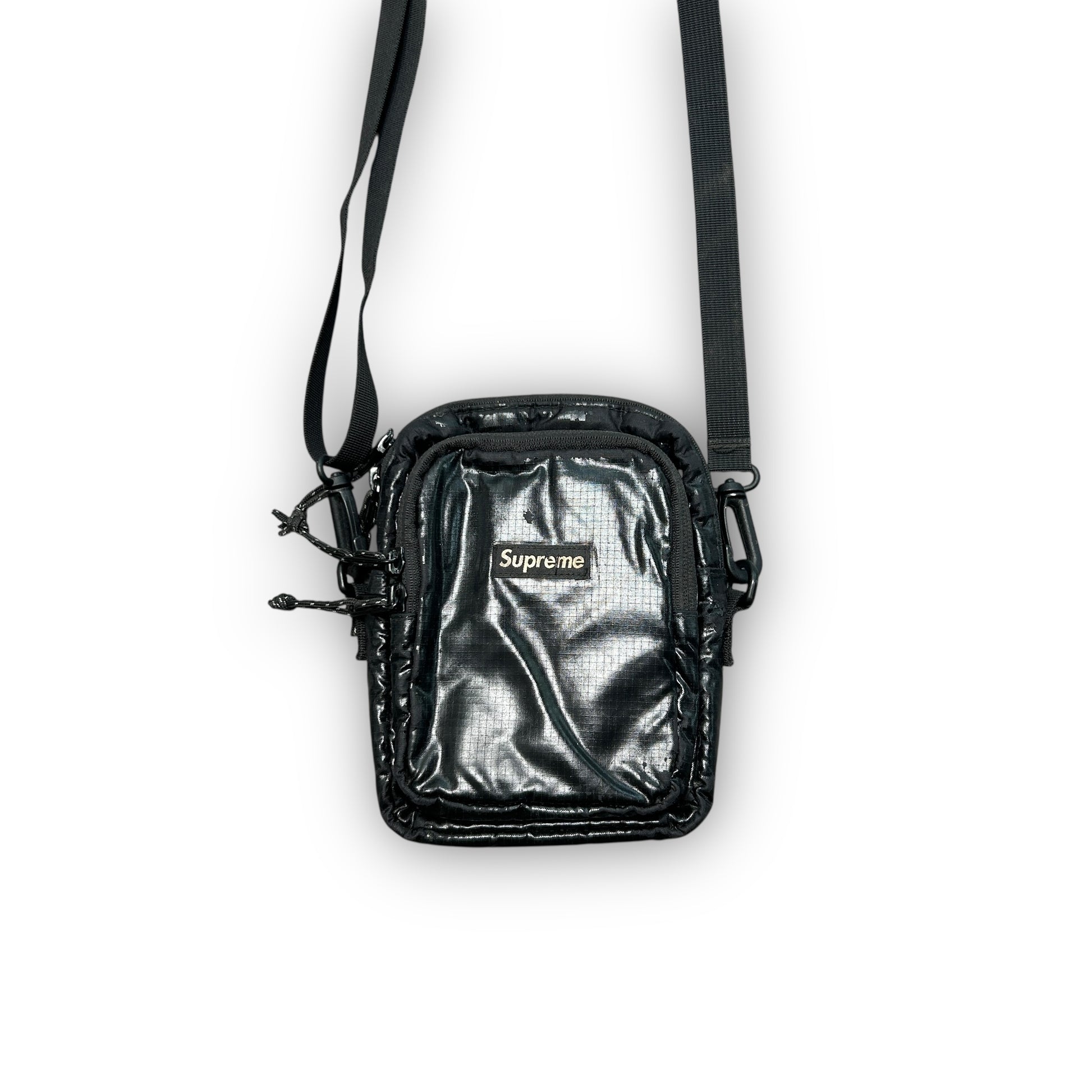 Black Supreme Cordura Side Bag