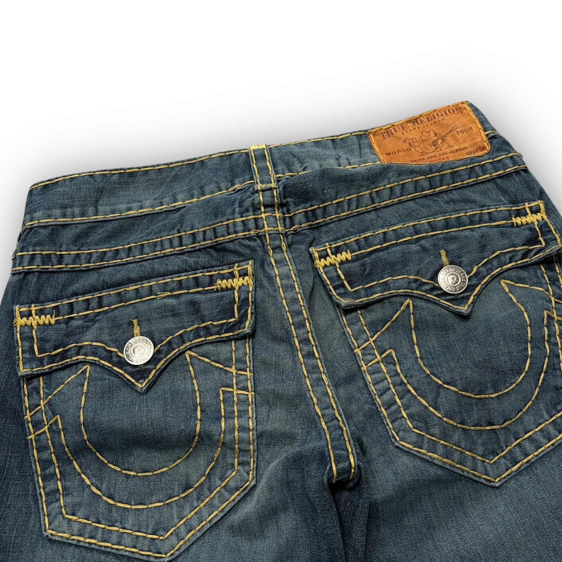 True Religion Contrast Stitch Jeans (33")