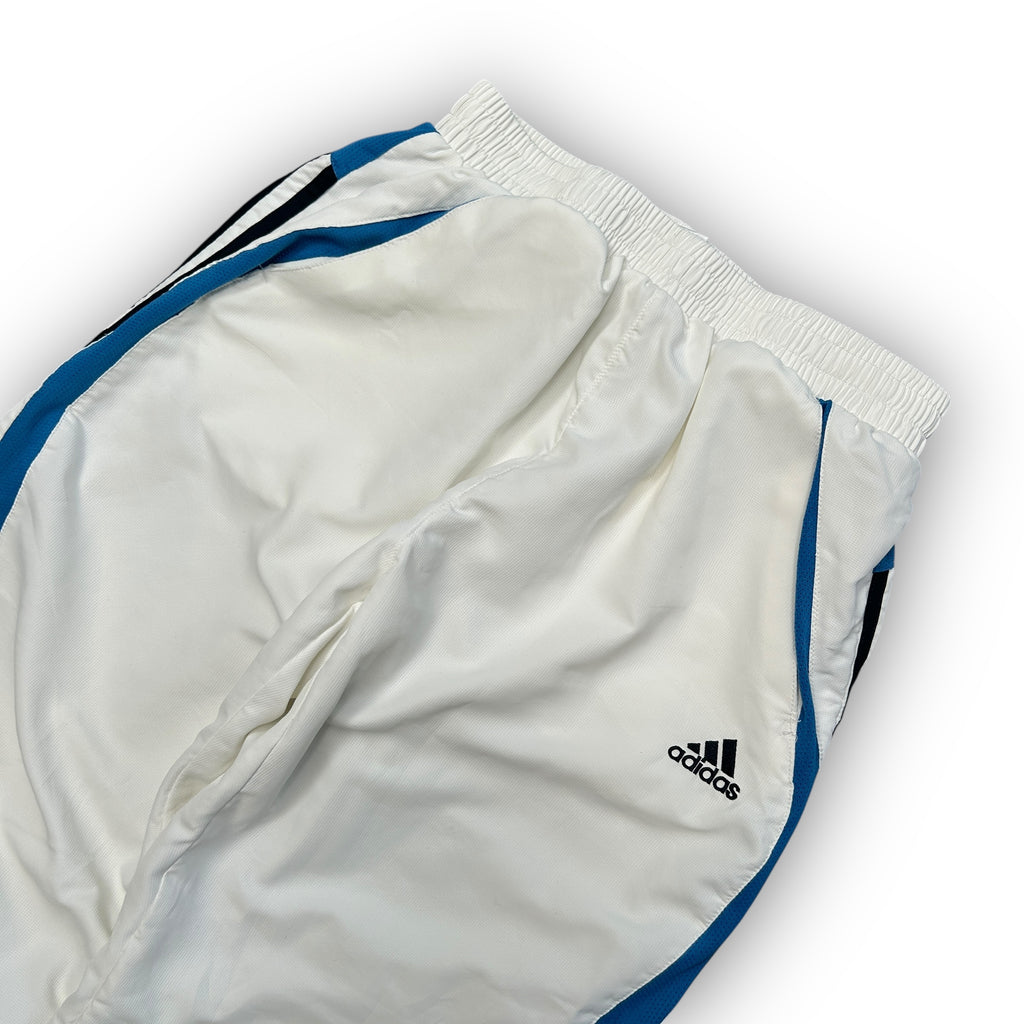 00s White Adidas Track Pants (M)