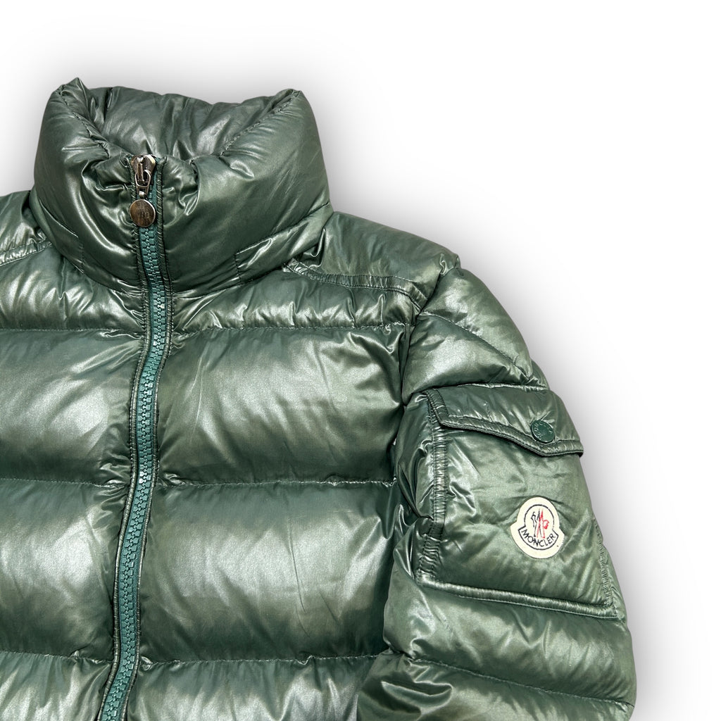 Green Moncler Maya Puffer Coat (S)