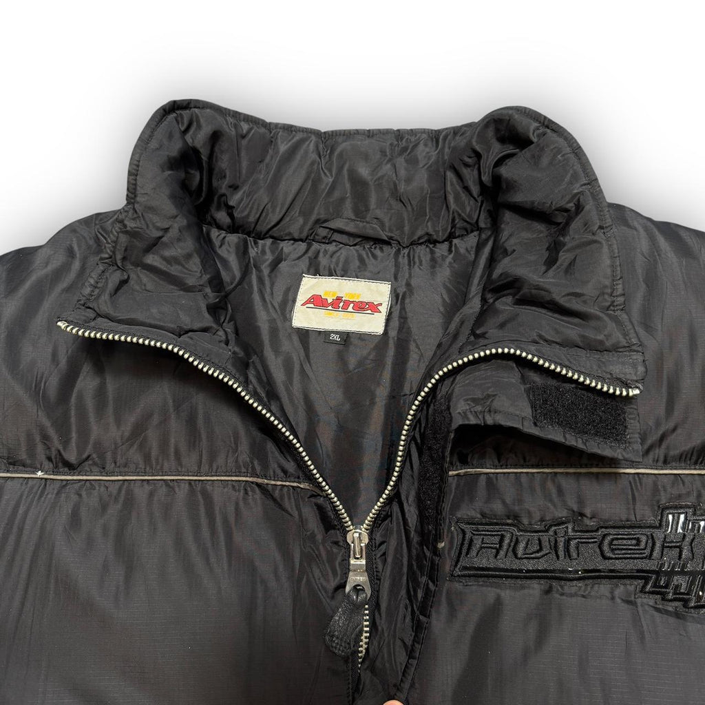 Avirex Black Puffer Coat (XL)