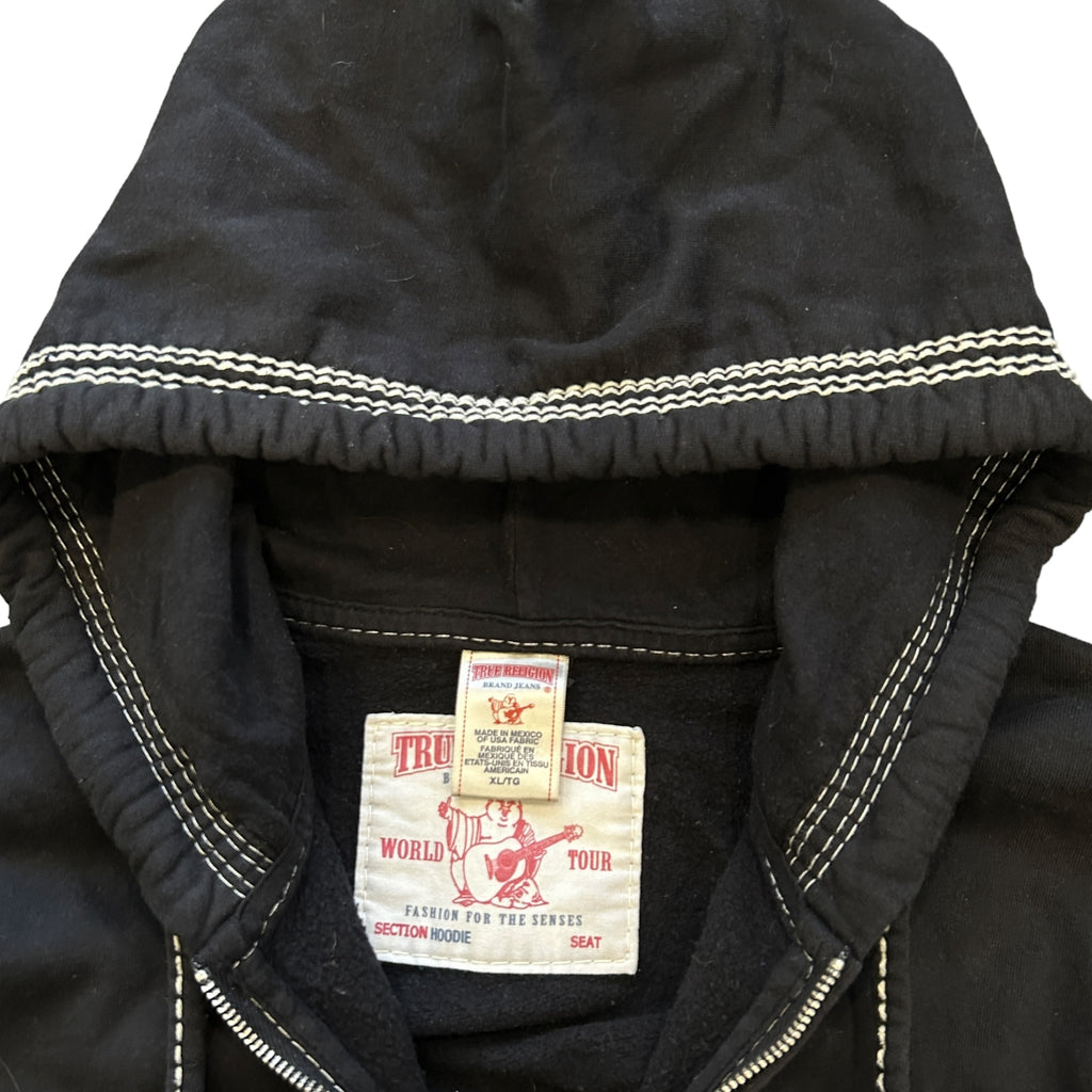 Black True Religion Contrast Stitch Tracksuit (M)