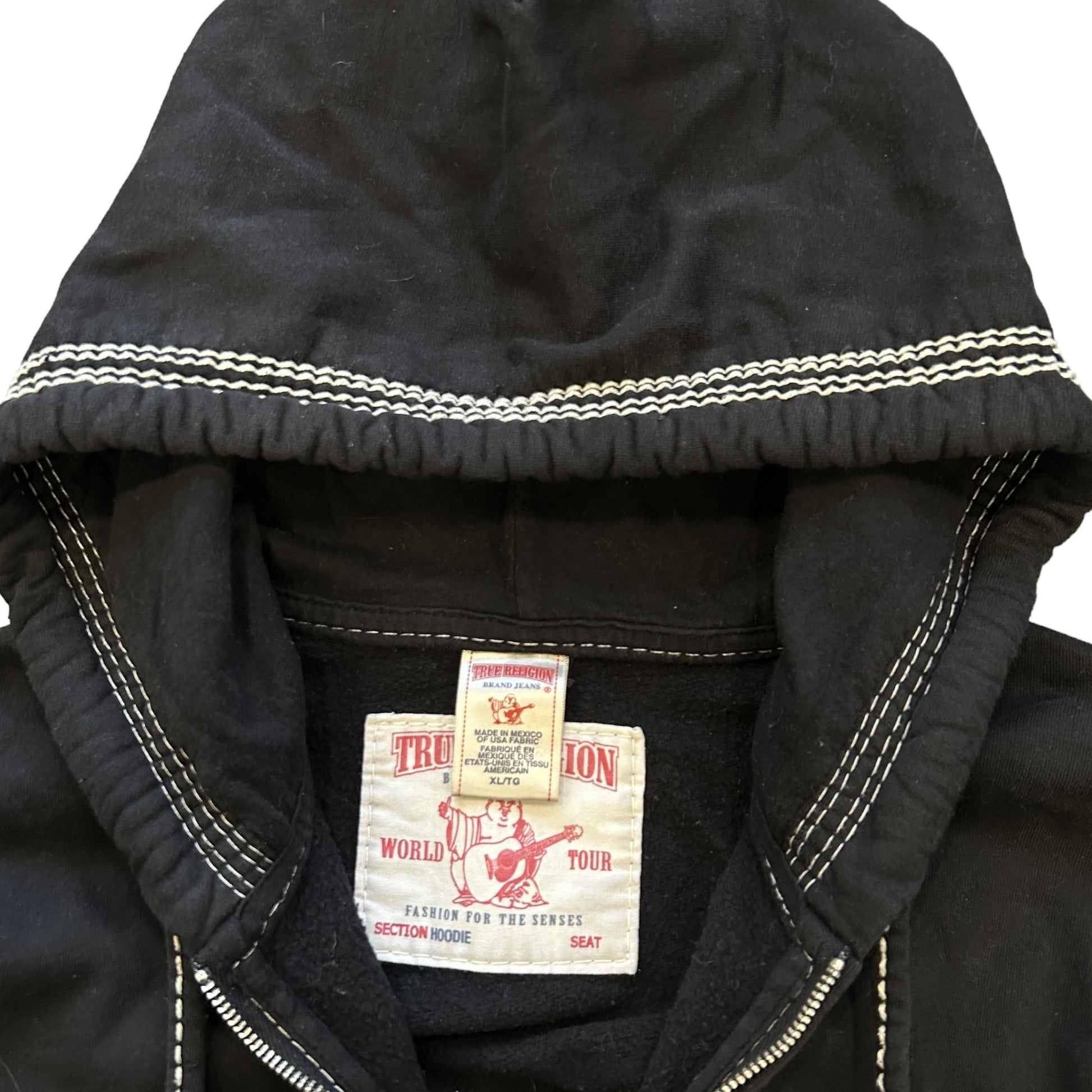 Black True Religion Contrast Stitch Tracksuit (M)