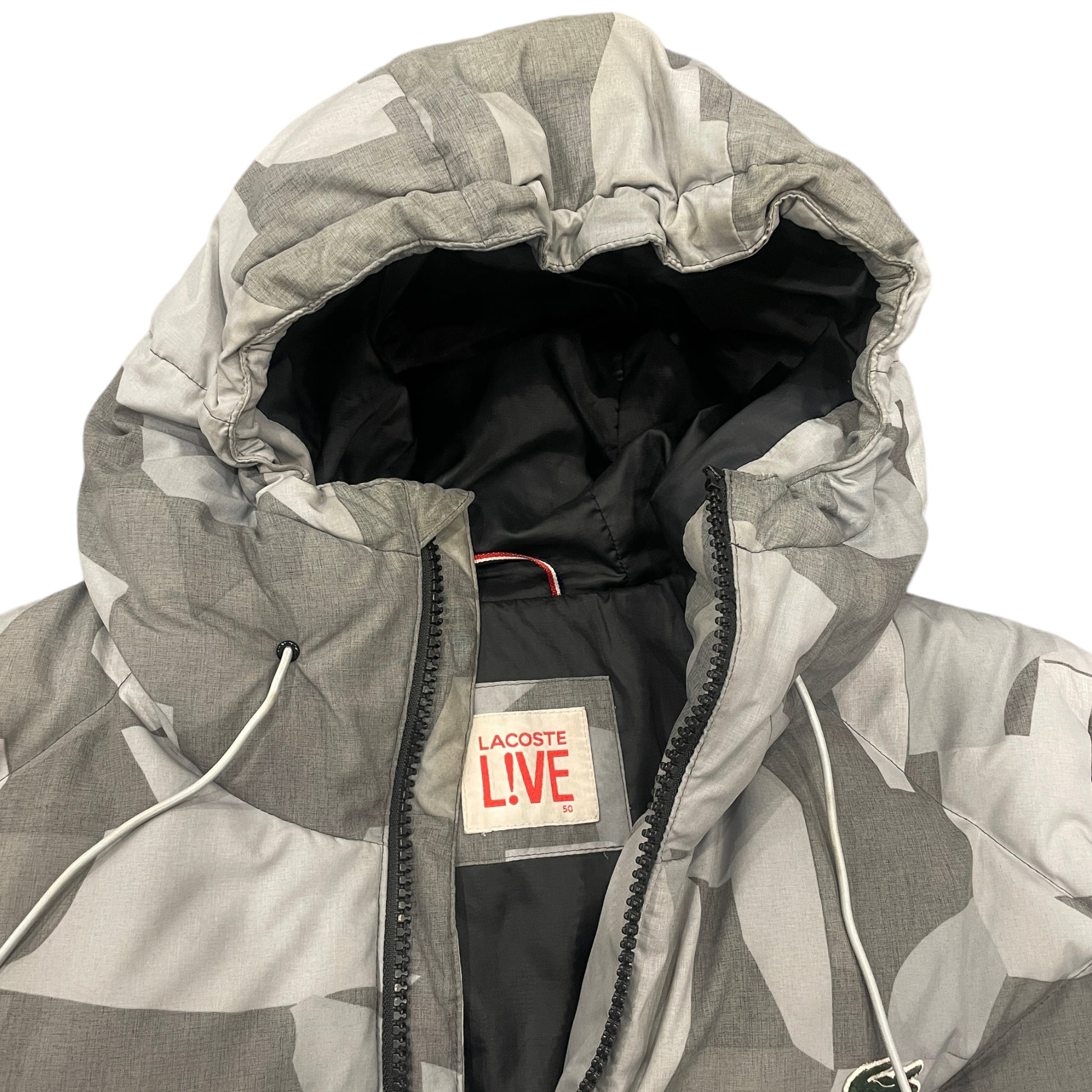 Lacoste Live Grey Puffer Jacket