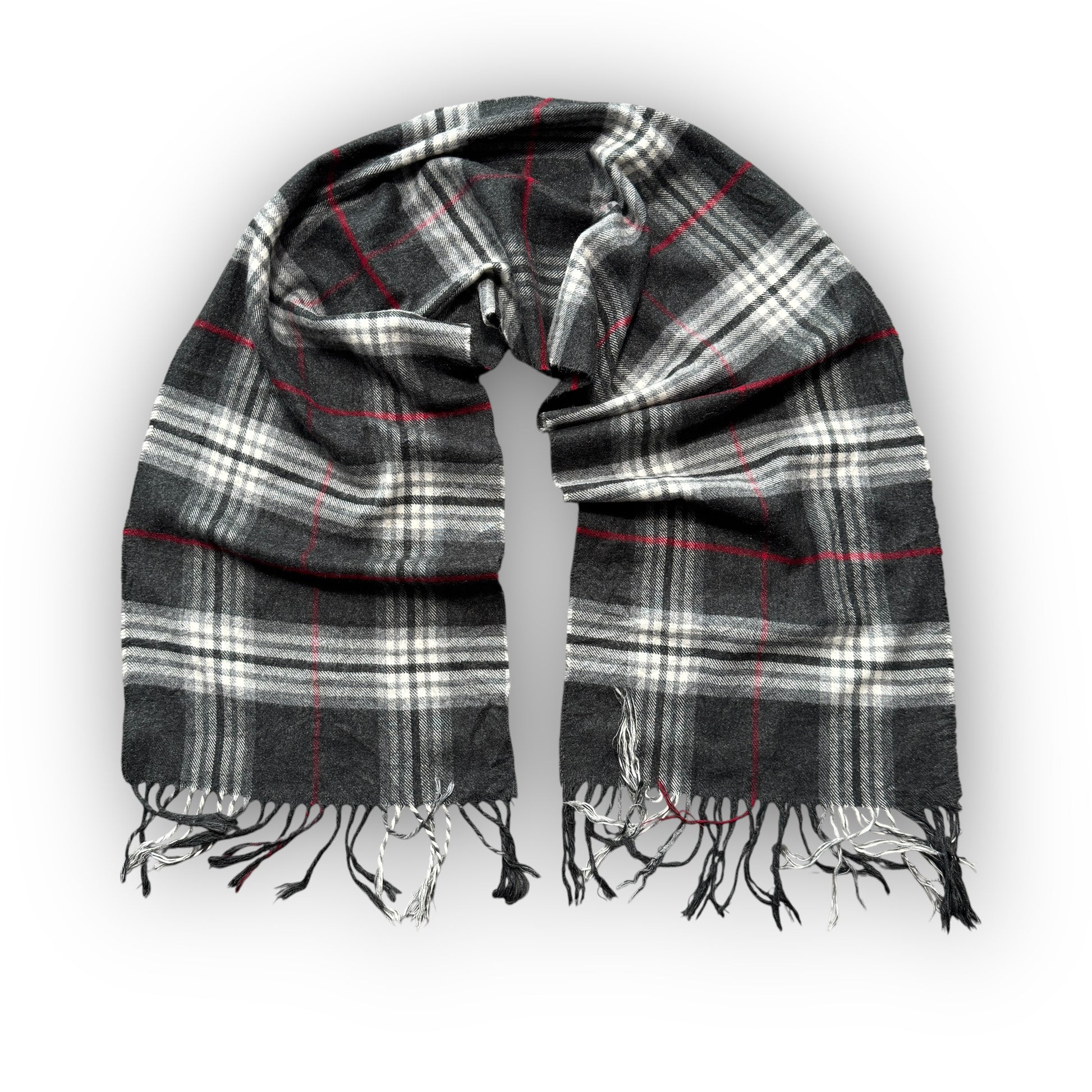 Vintage Grey Burberry Scarf