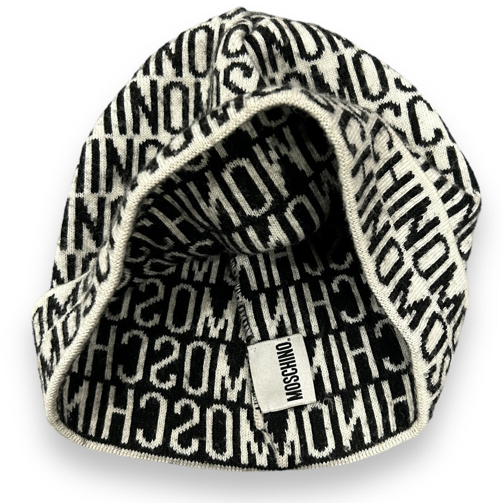 Moschino Monogram Beanie Hat