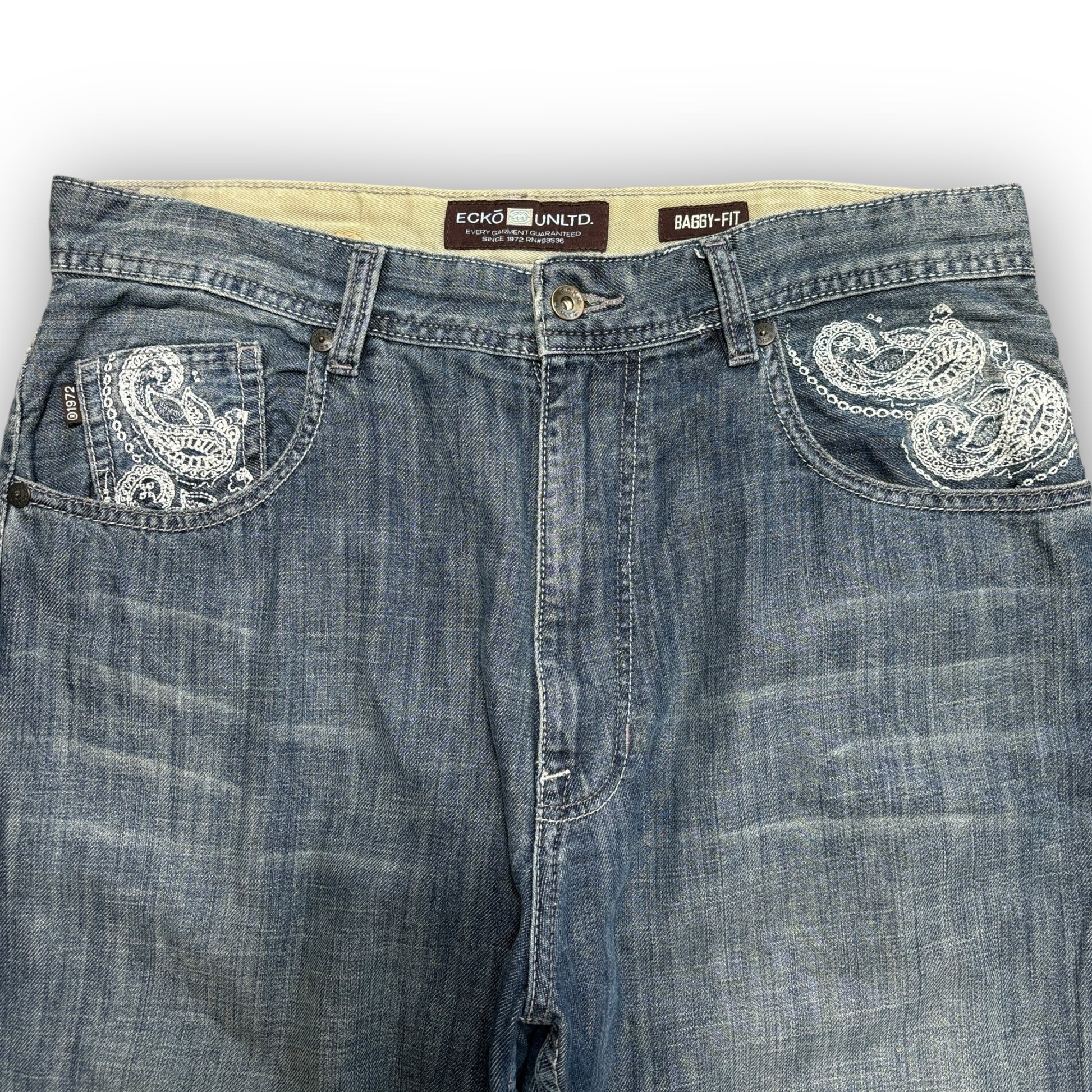 00s Ecko Embroidered Jeans (34")