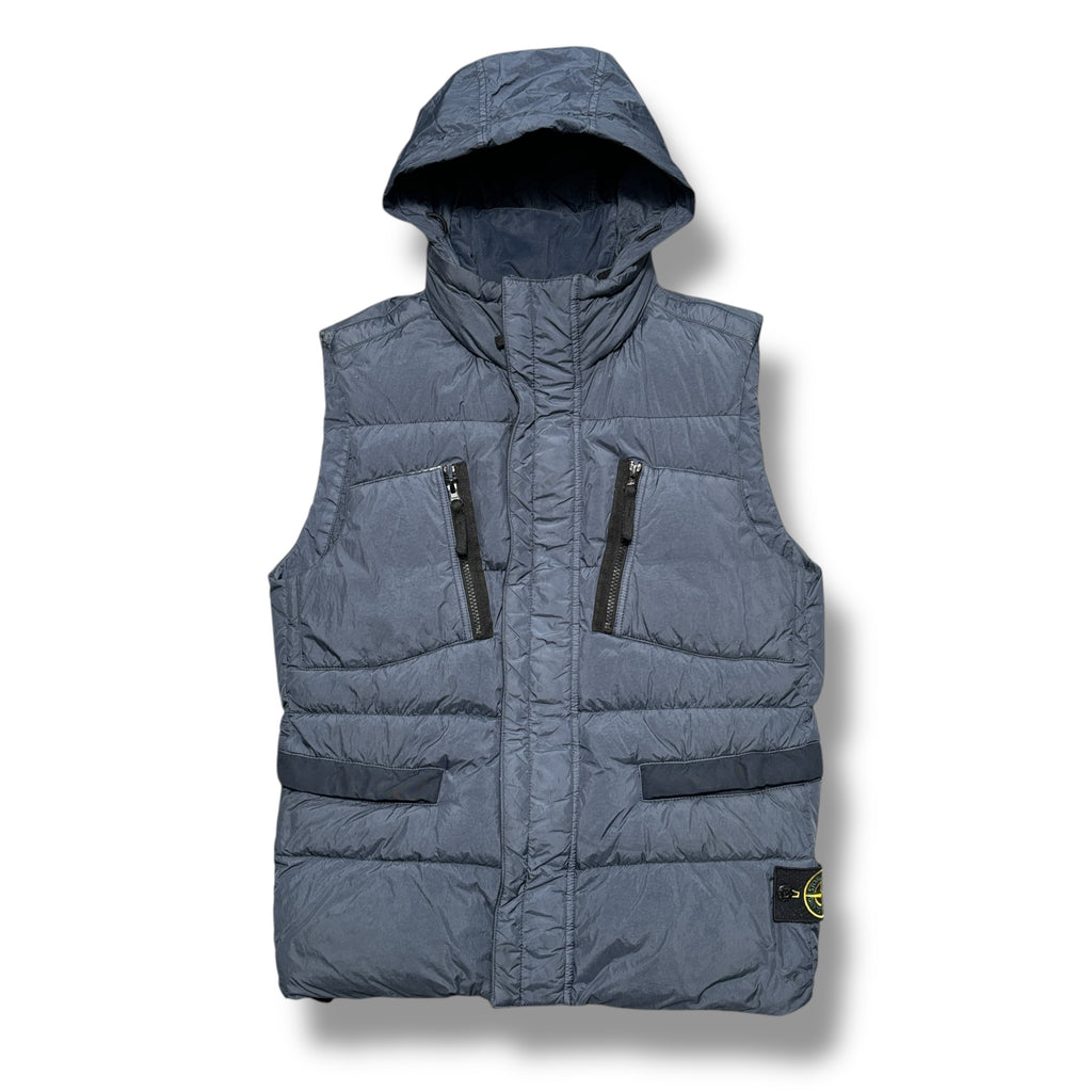 Stone Island Crinkle Reps Puffer Gilet (S)