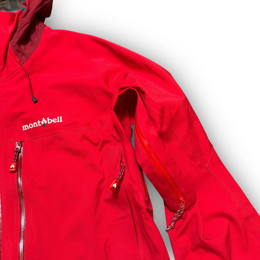 Red Montbell GORE-TEX Hard Shell Jacket (XL)