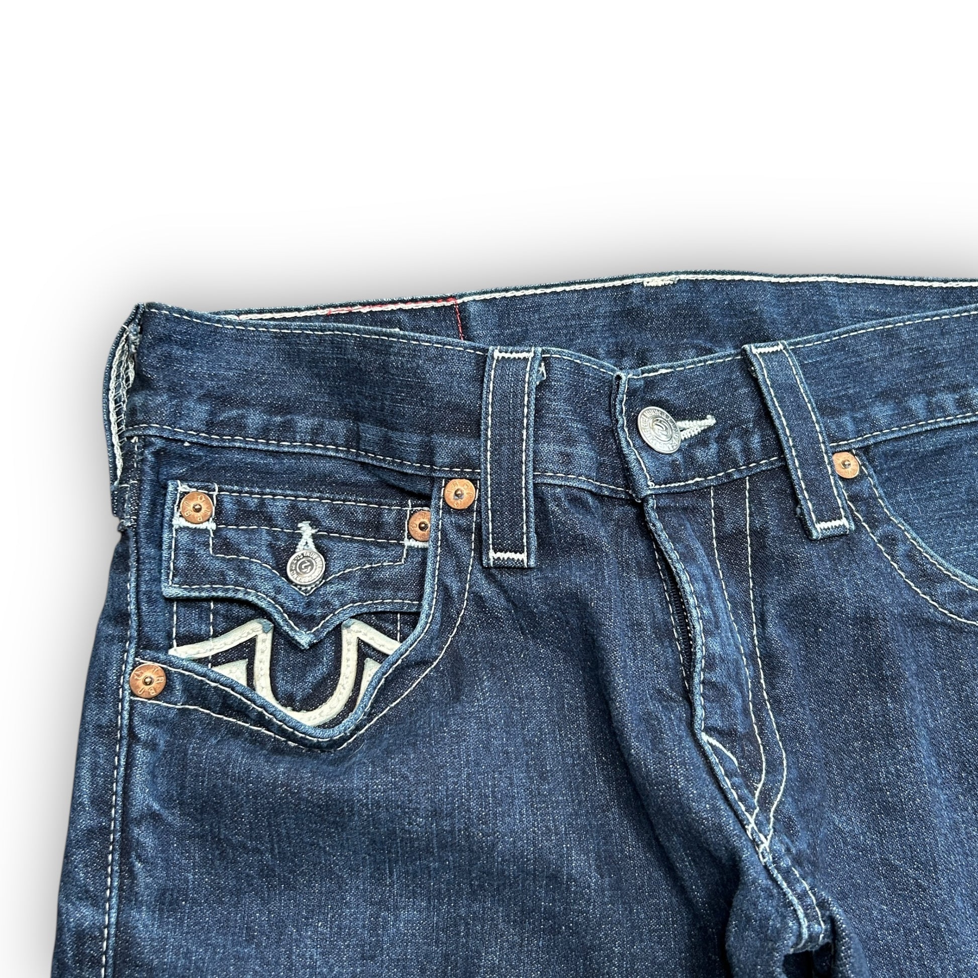 True Religion Contrast Stitch Jeans (32")