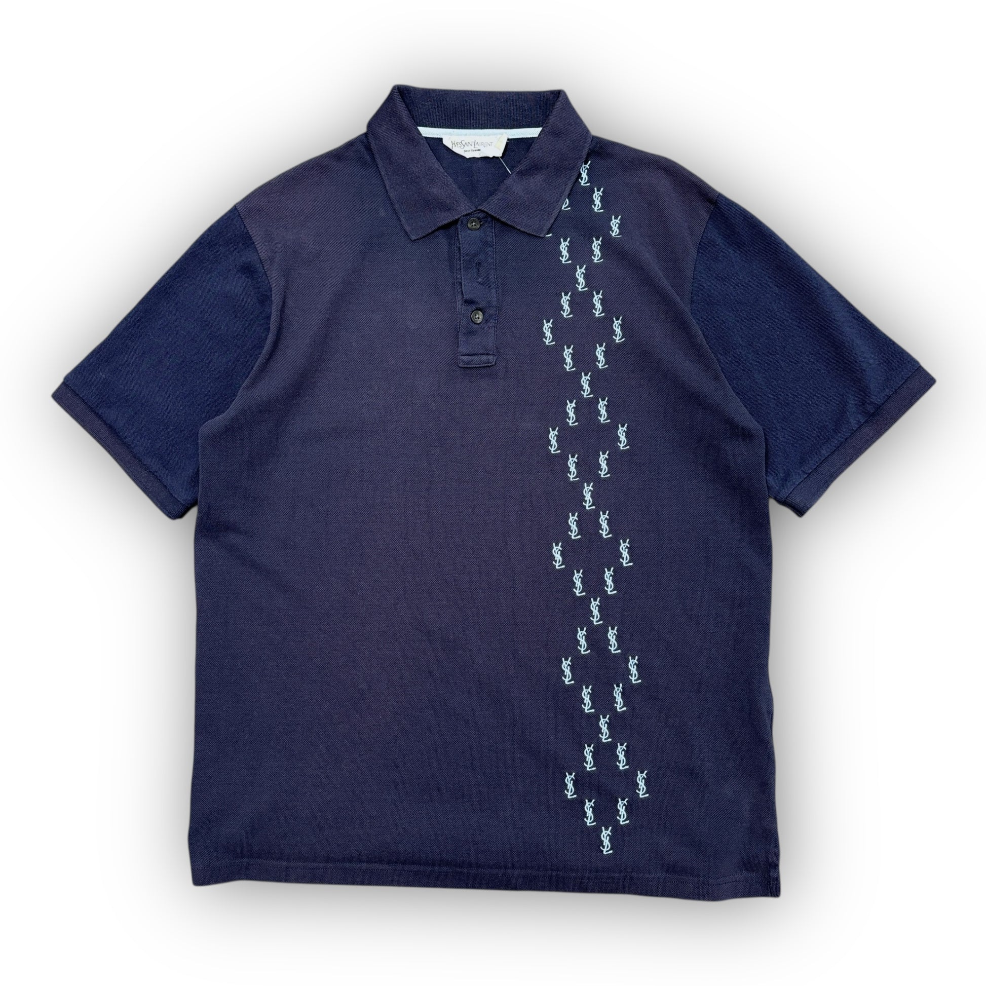 YSL Embroidered Polo Shirt (L)