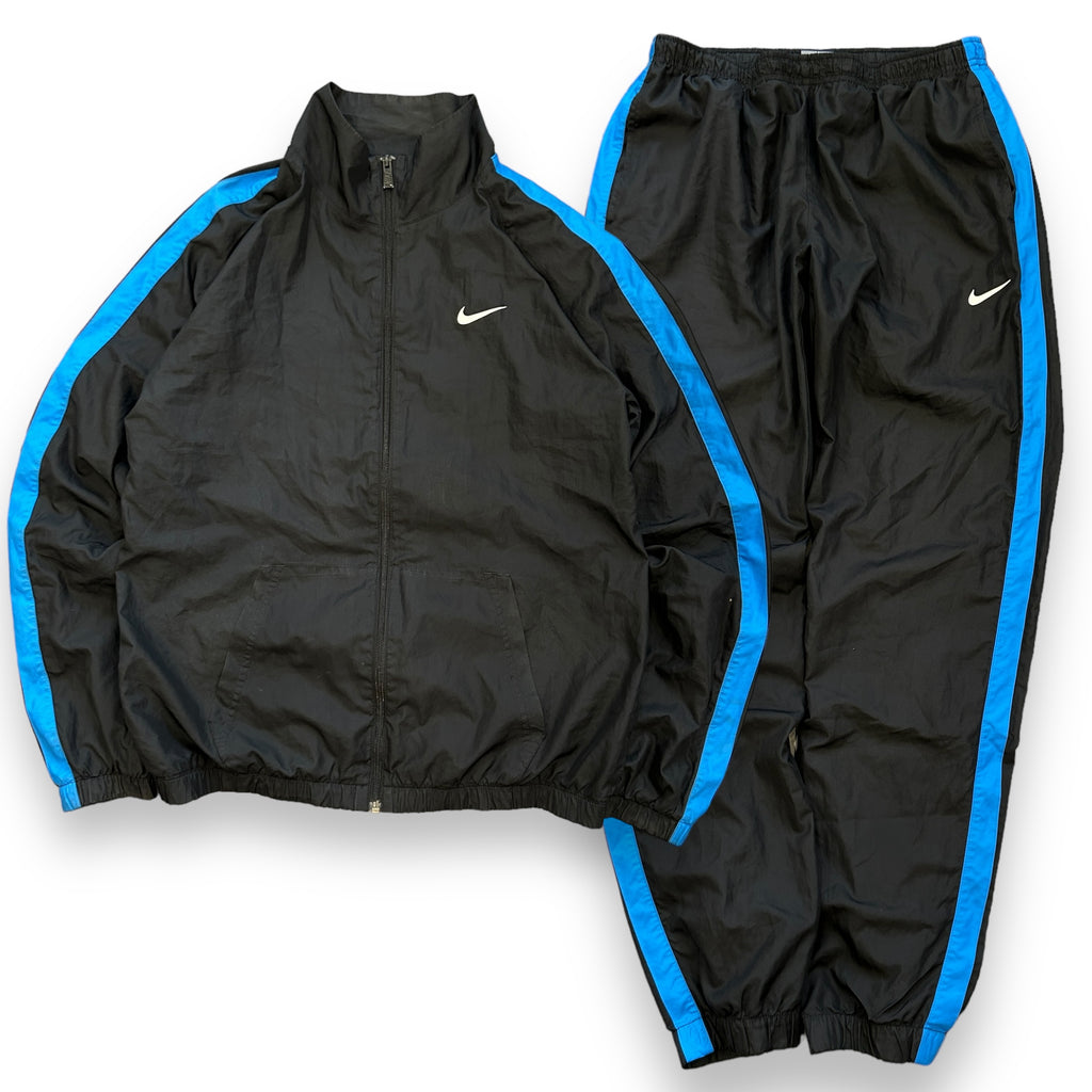 00s Black Nike Tracksuit (L)