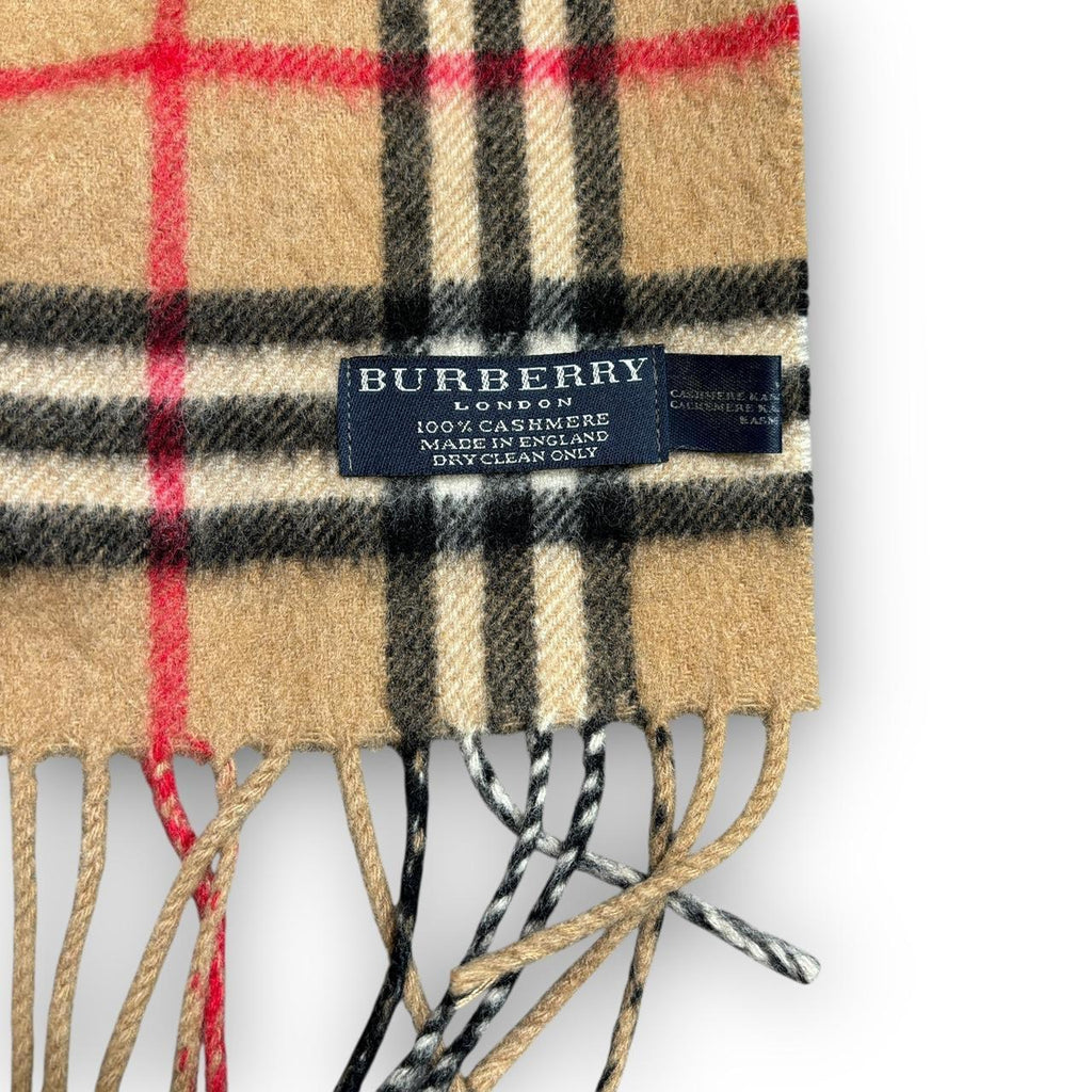 Vintage Tan Burberry Scarf