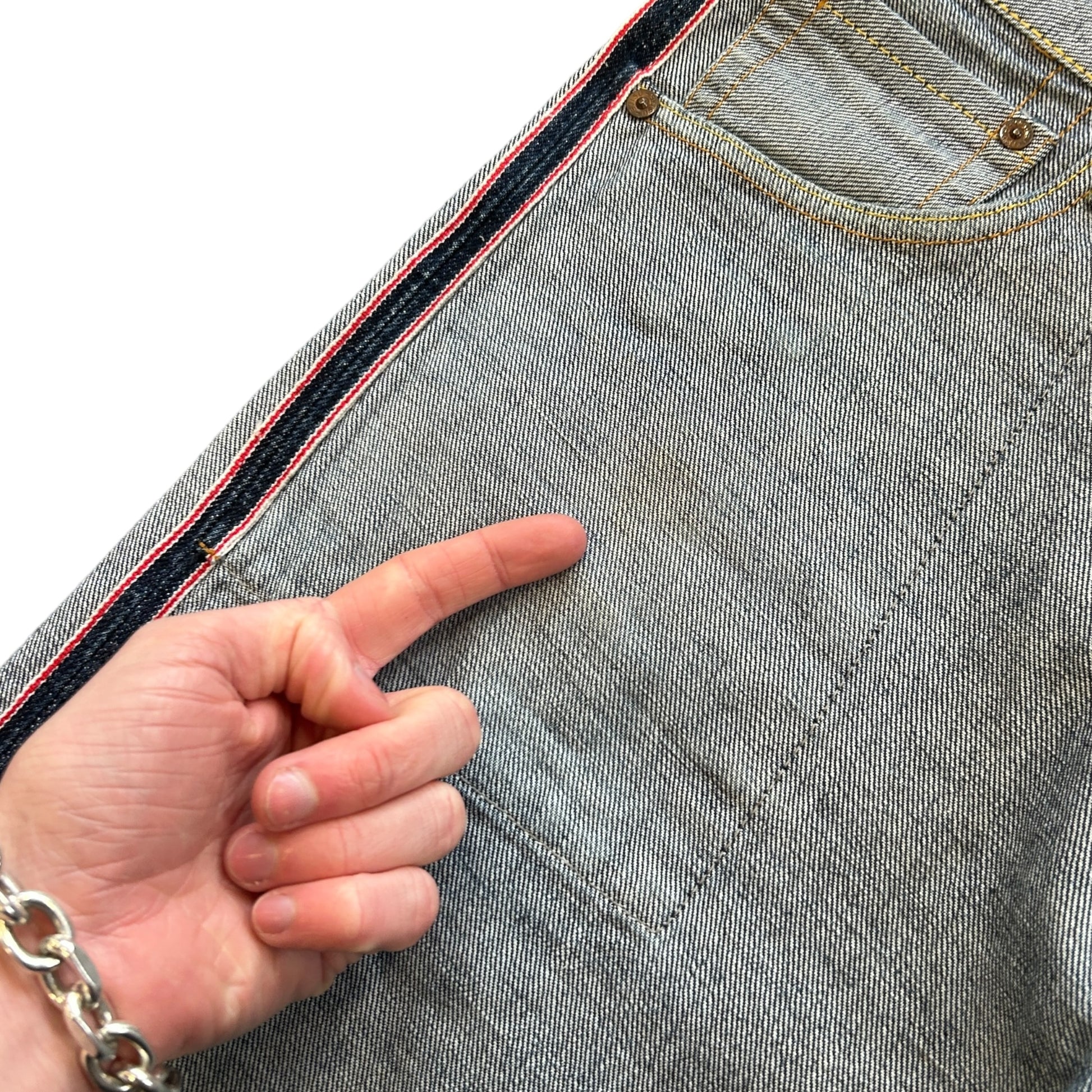 Vintage Evisu Selvage Inside Out Denim Jorts