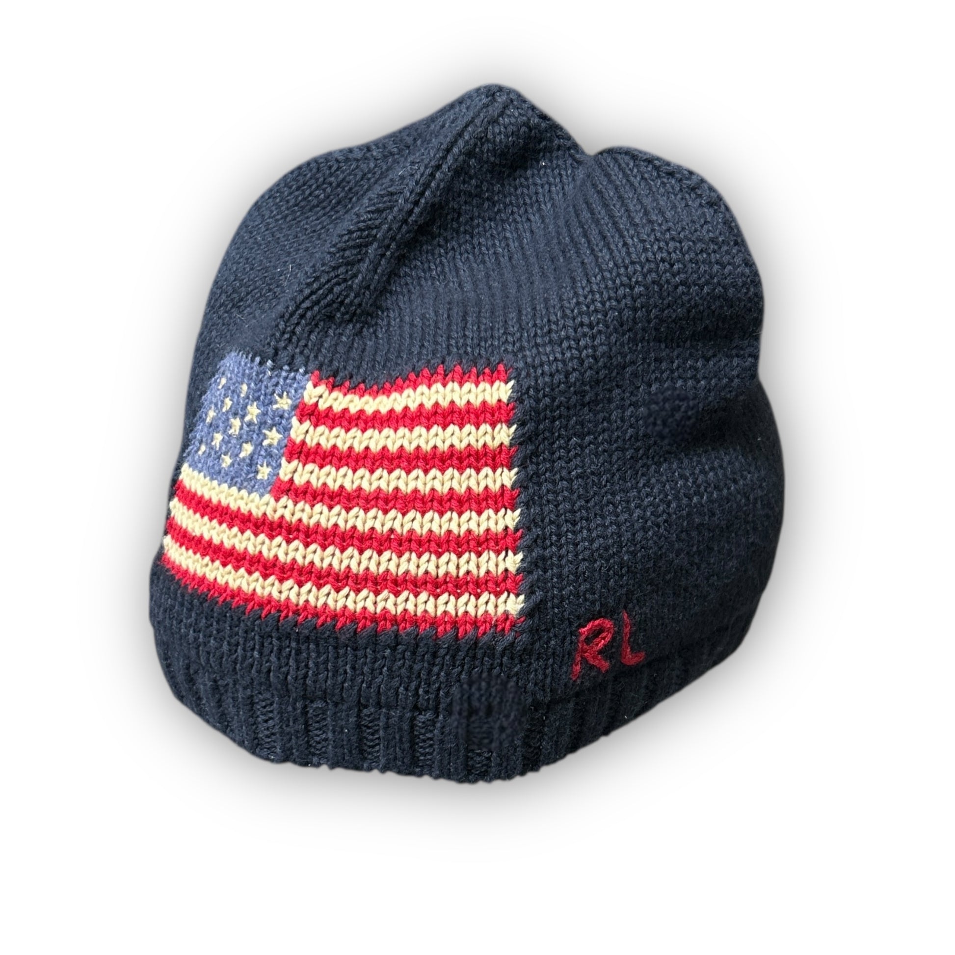 Ralph Lauren Flag Knit Beanie