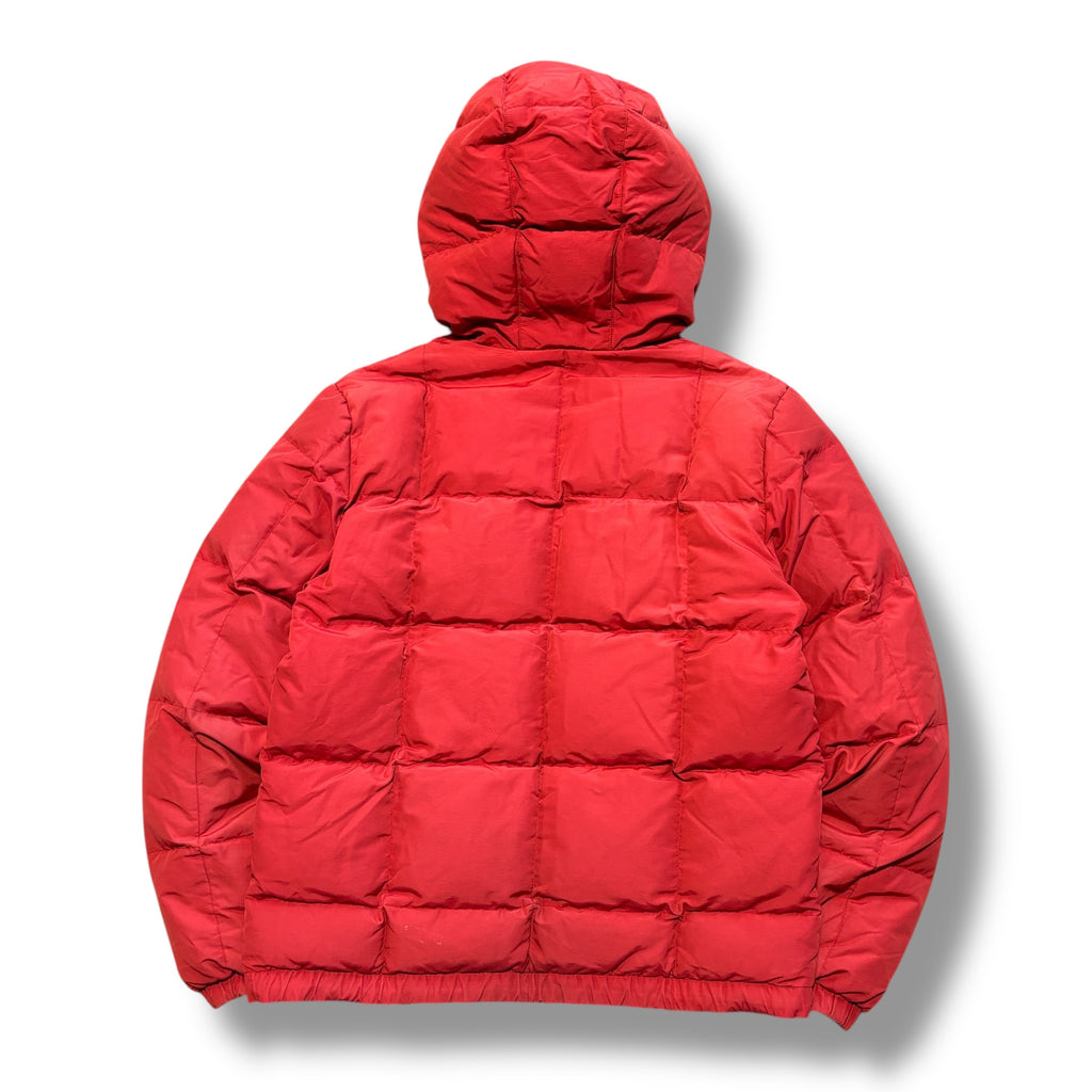 Red Lacoste Live Puffer Coat (M)