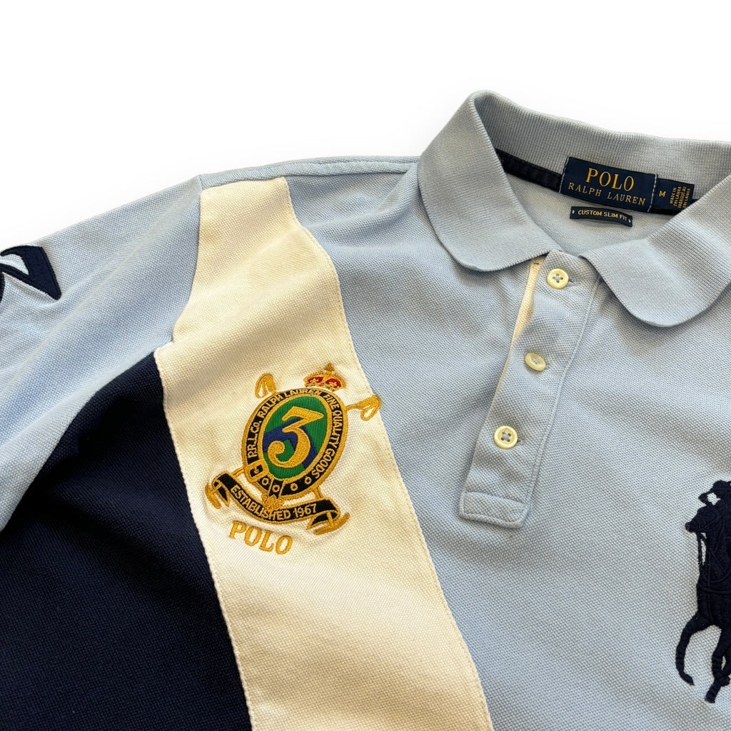 Blue Ralph Lauren Polo Shirt (M)