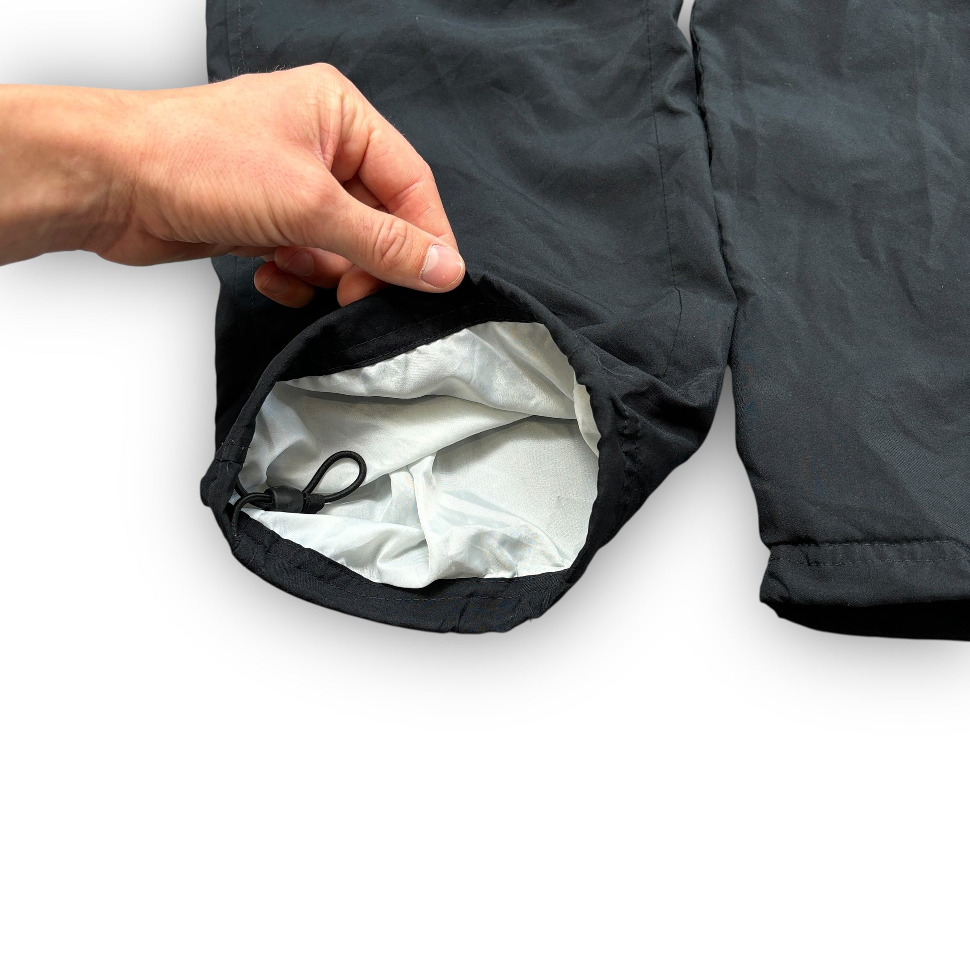 00s Black Nike Track Pants (L)