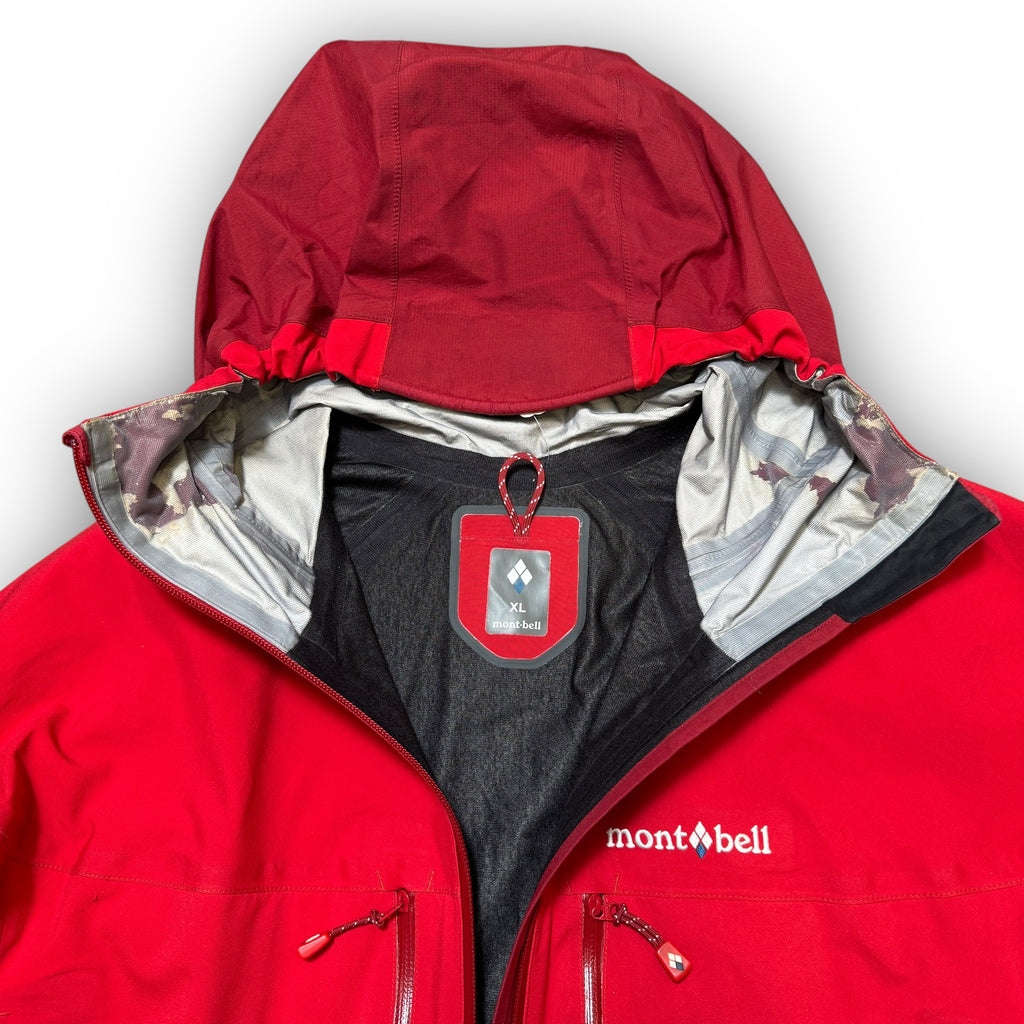 Red Montbell GORE-TEX Hard Shell Jacket (XL)